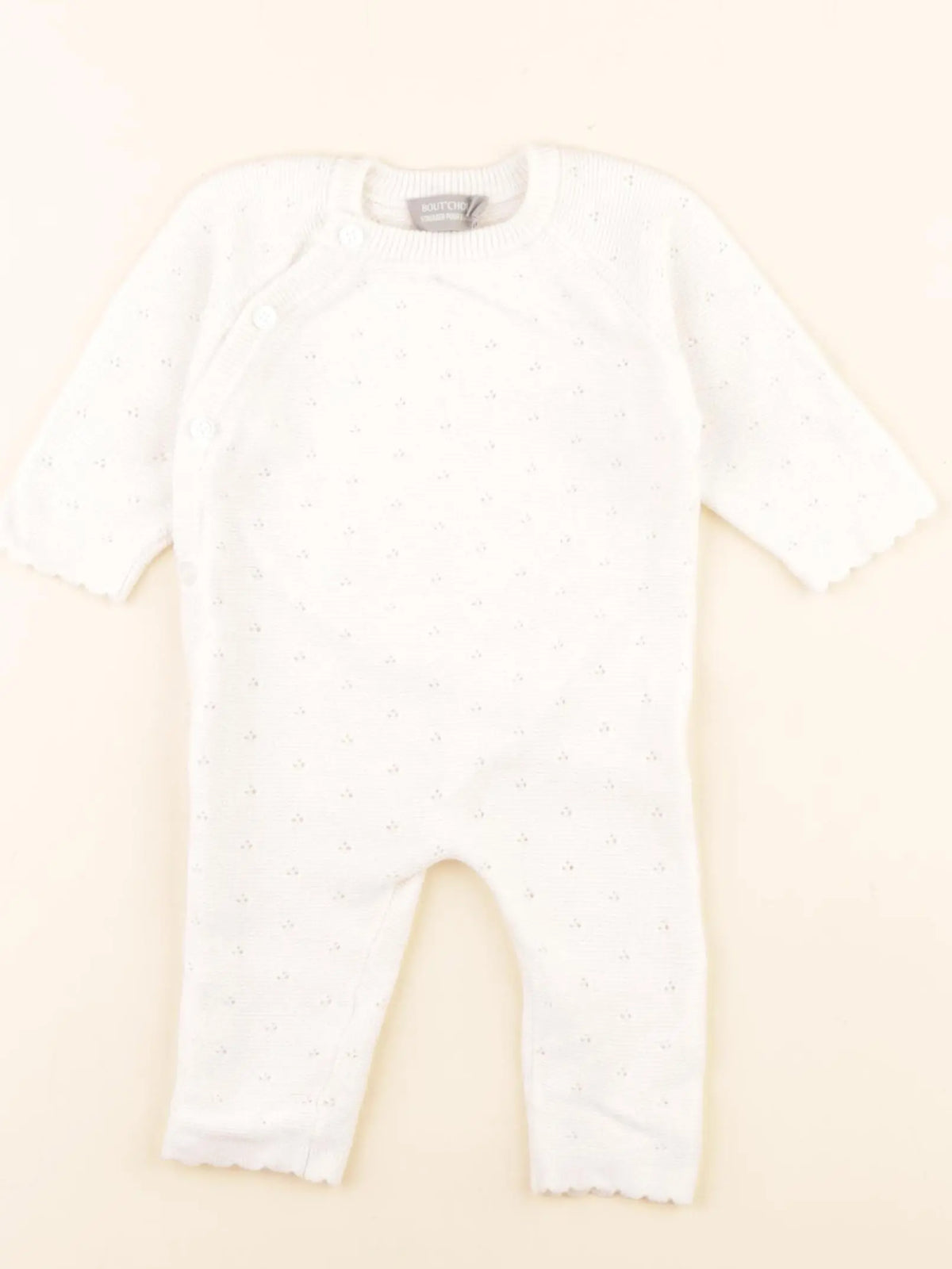 Boutchou - combinaison blanc - 3 mois
