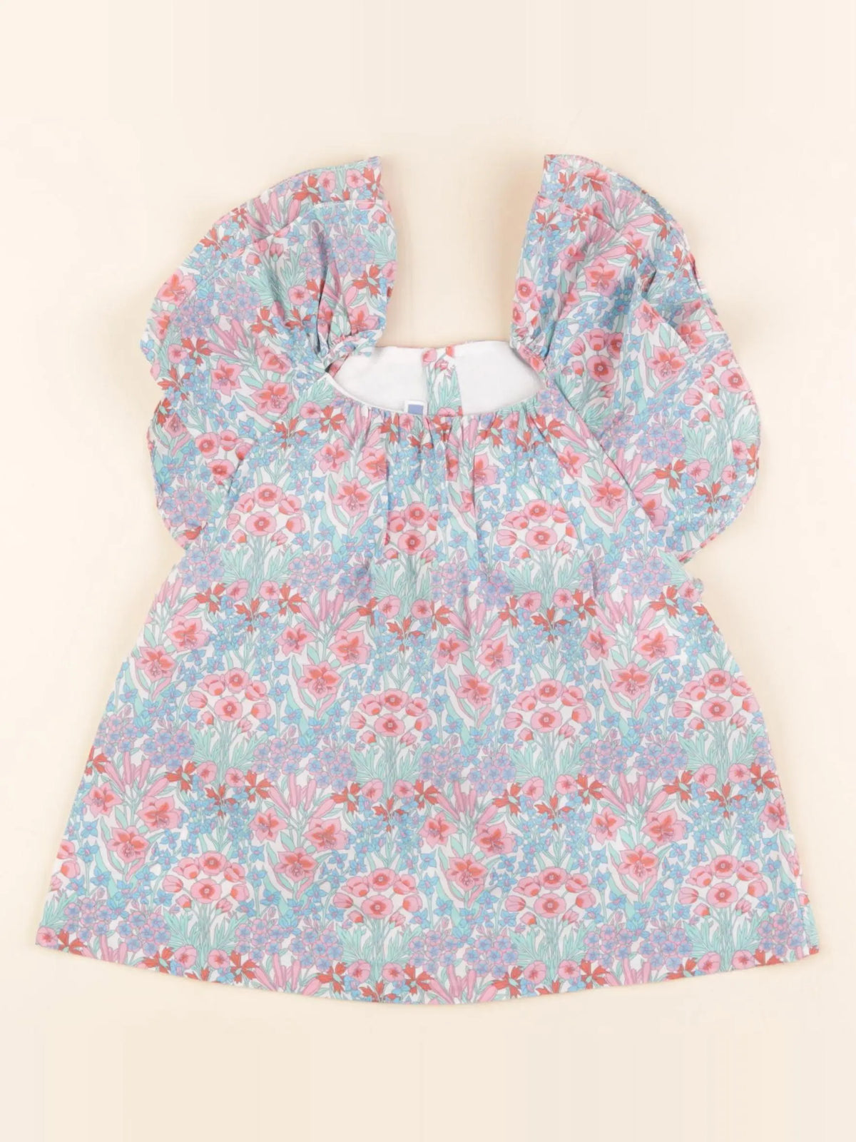 Jacadi - blouse liberty bleu - 4 ans