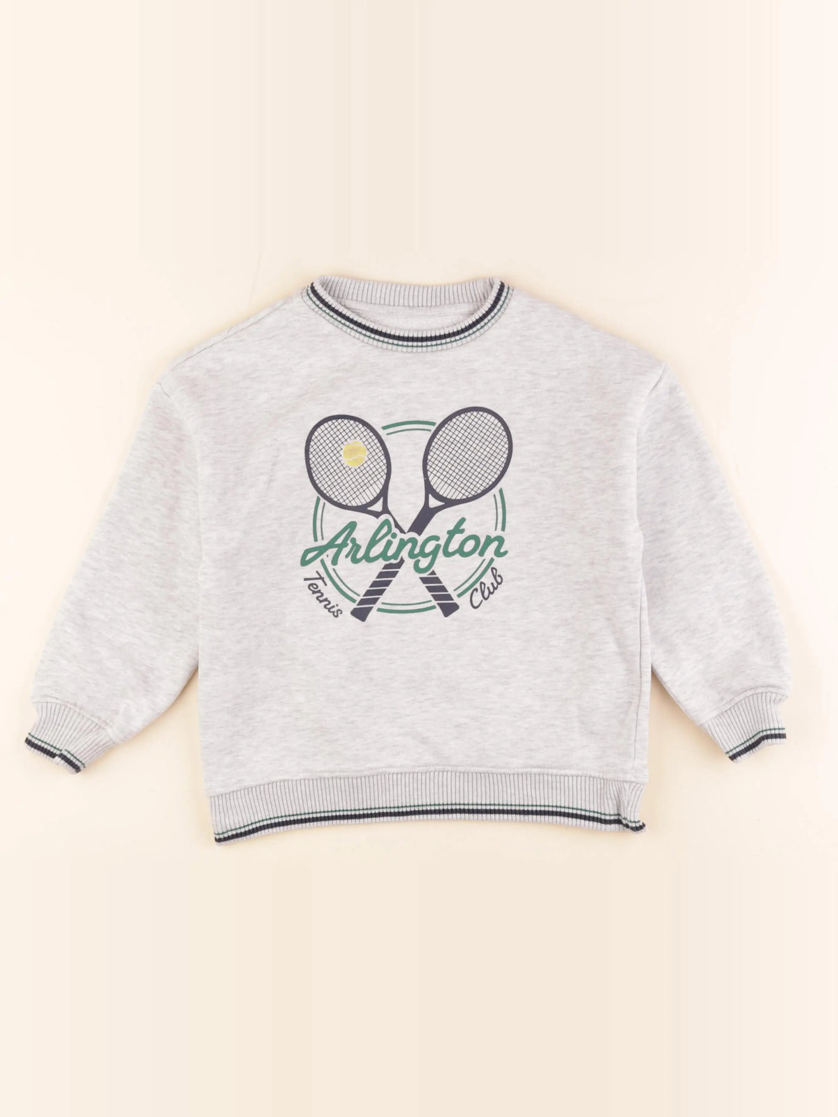 Vertbaudet - sweat gris - 8 ans