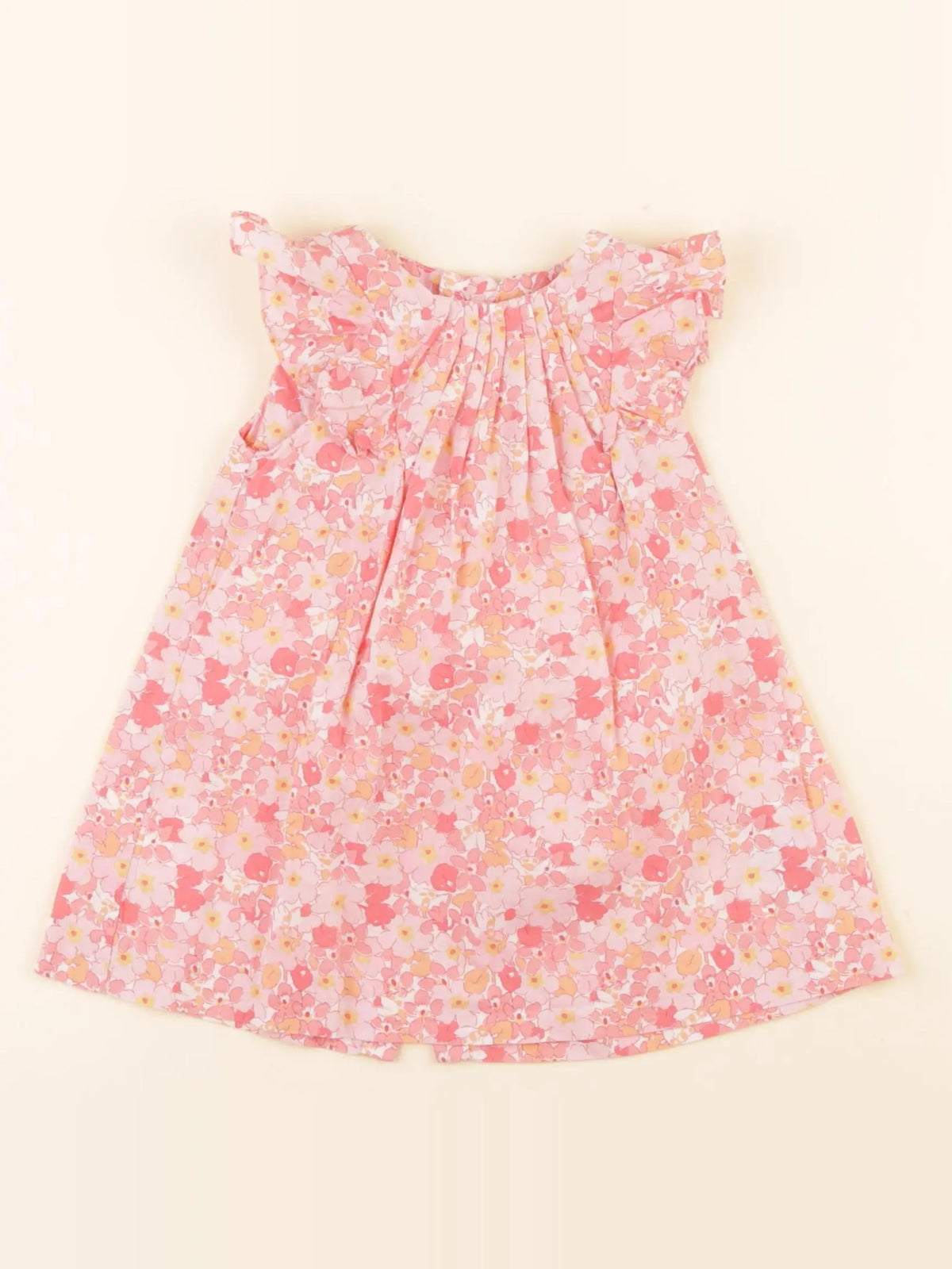 Jacadi - robe liberty rose - 6 mois