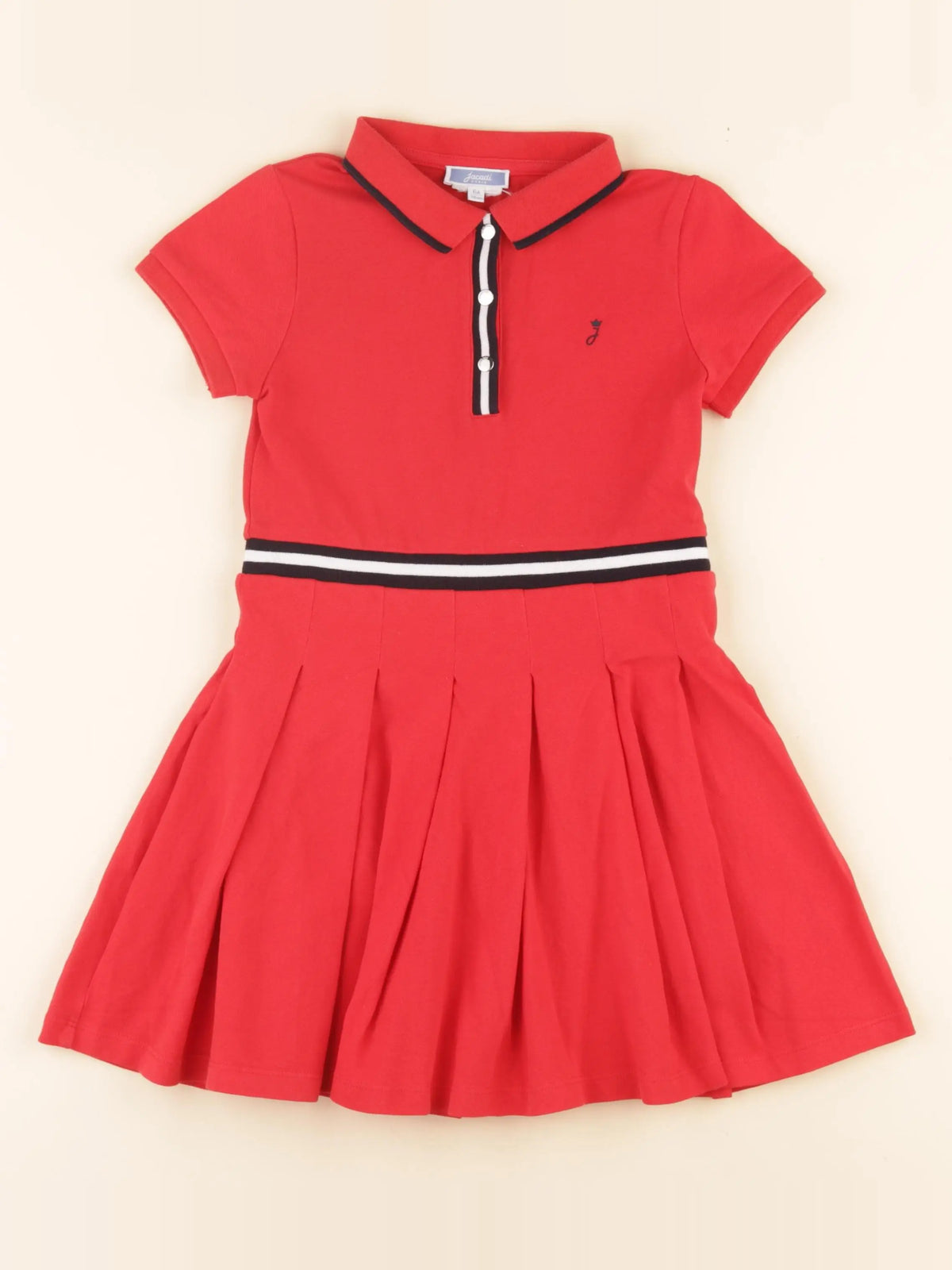 Jacadi - robe rouge - 6 ans