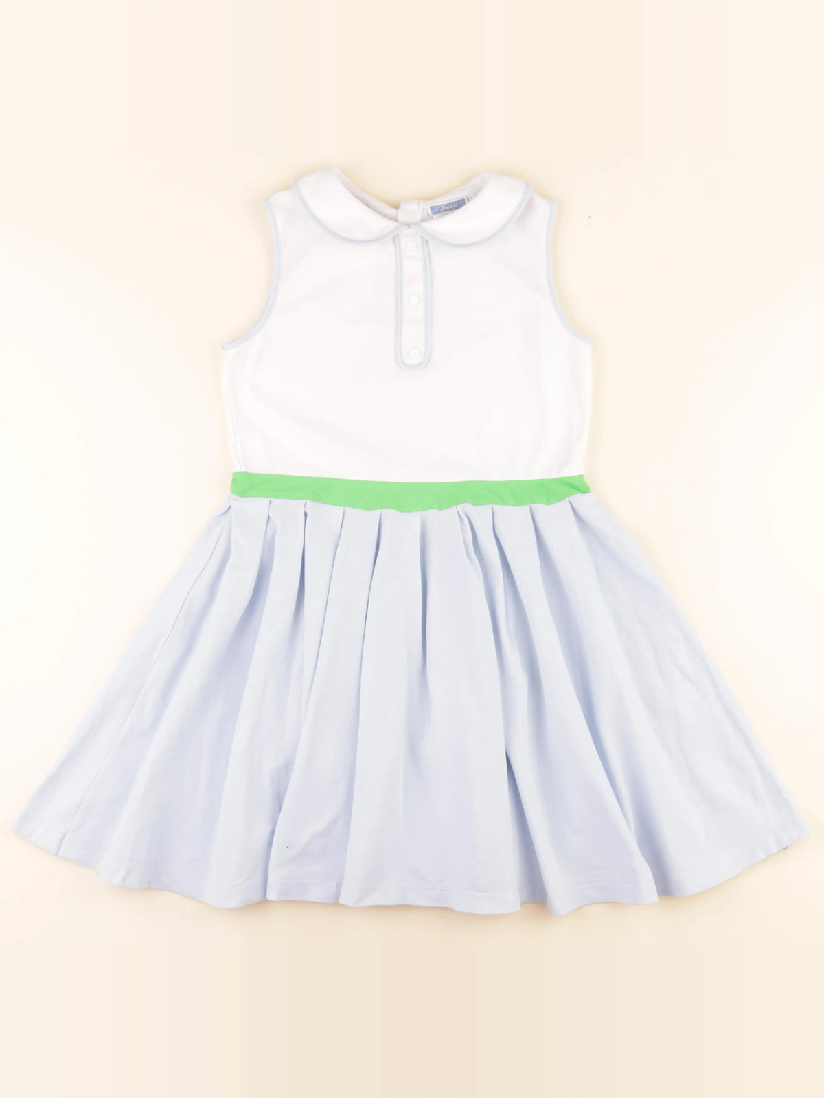 Jacadi - robe bleu, blanc - 10 ans