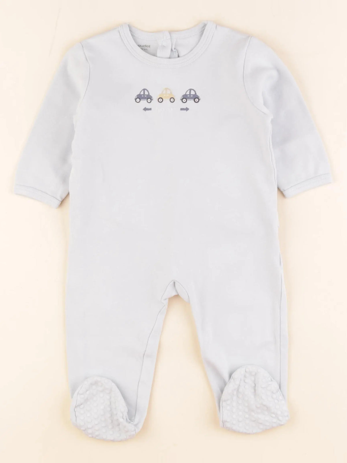 Vertbaudet - pyjama coton bleu - 12 mois