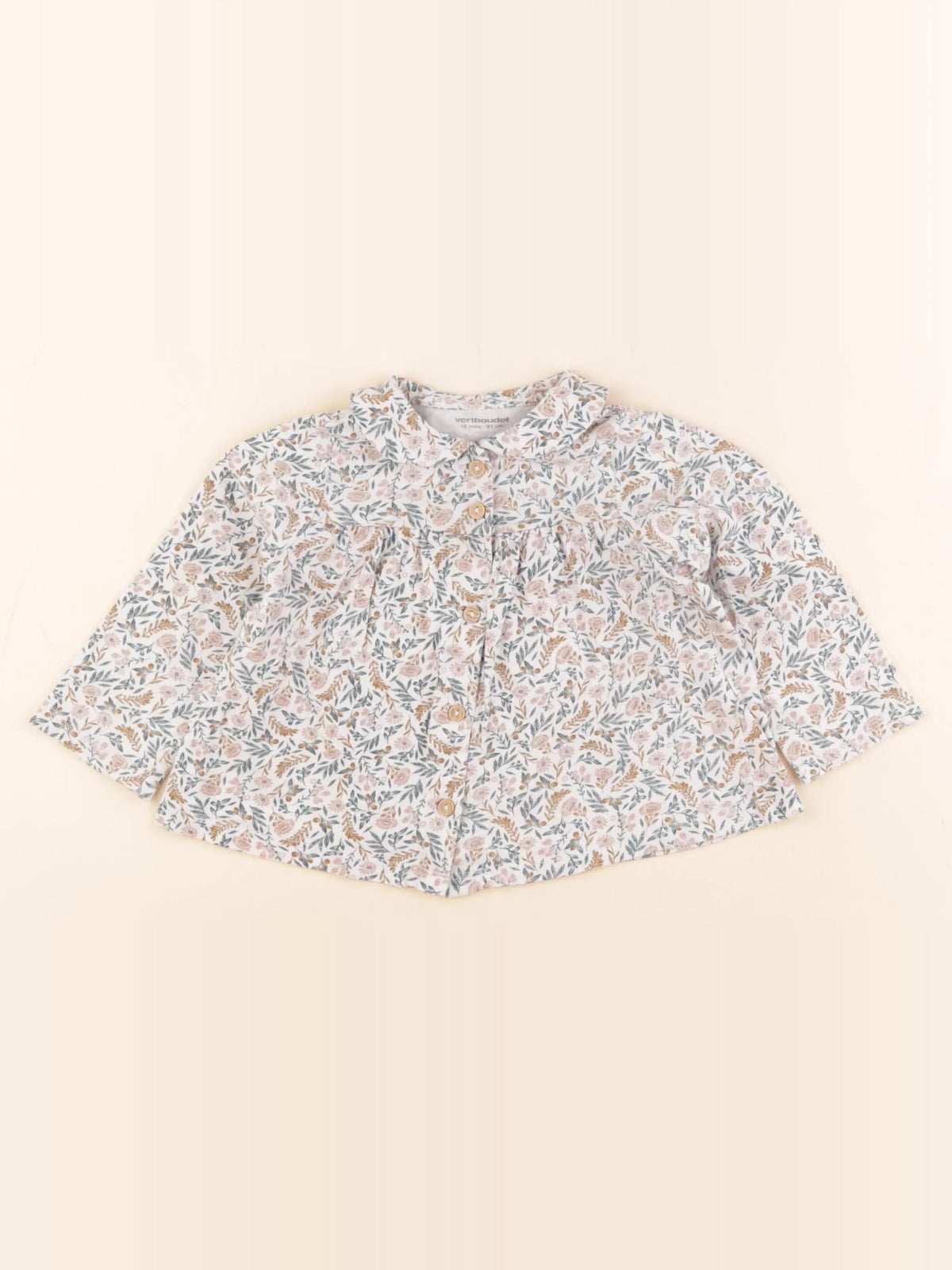 Vertbaudet - tee-shirt multicolore - 18 mois