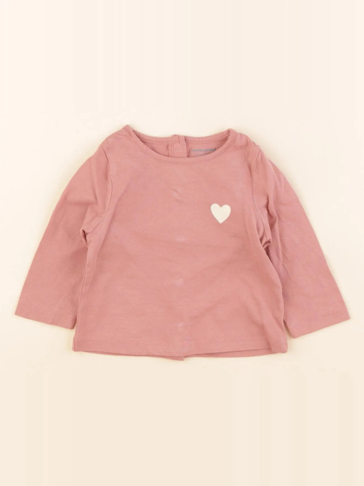 Vertbaudet - tee-shirt rose - 3 mois