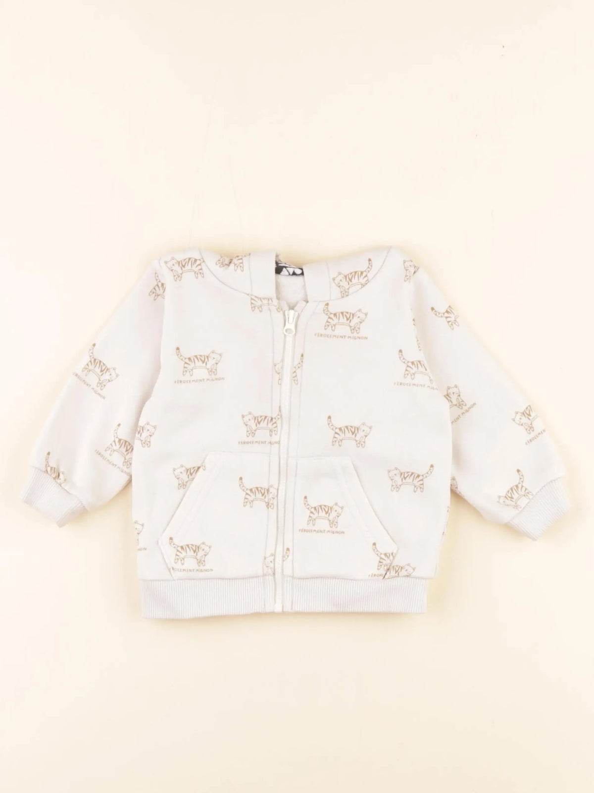 Tape à l'oeil - sweat blanc - 6 mois