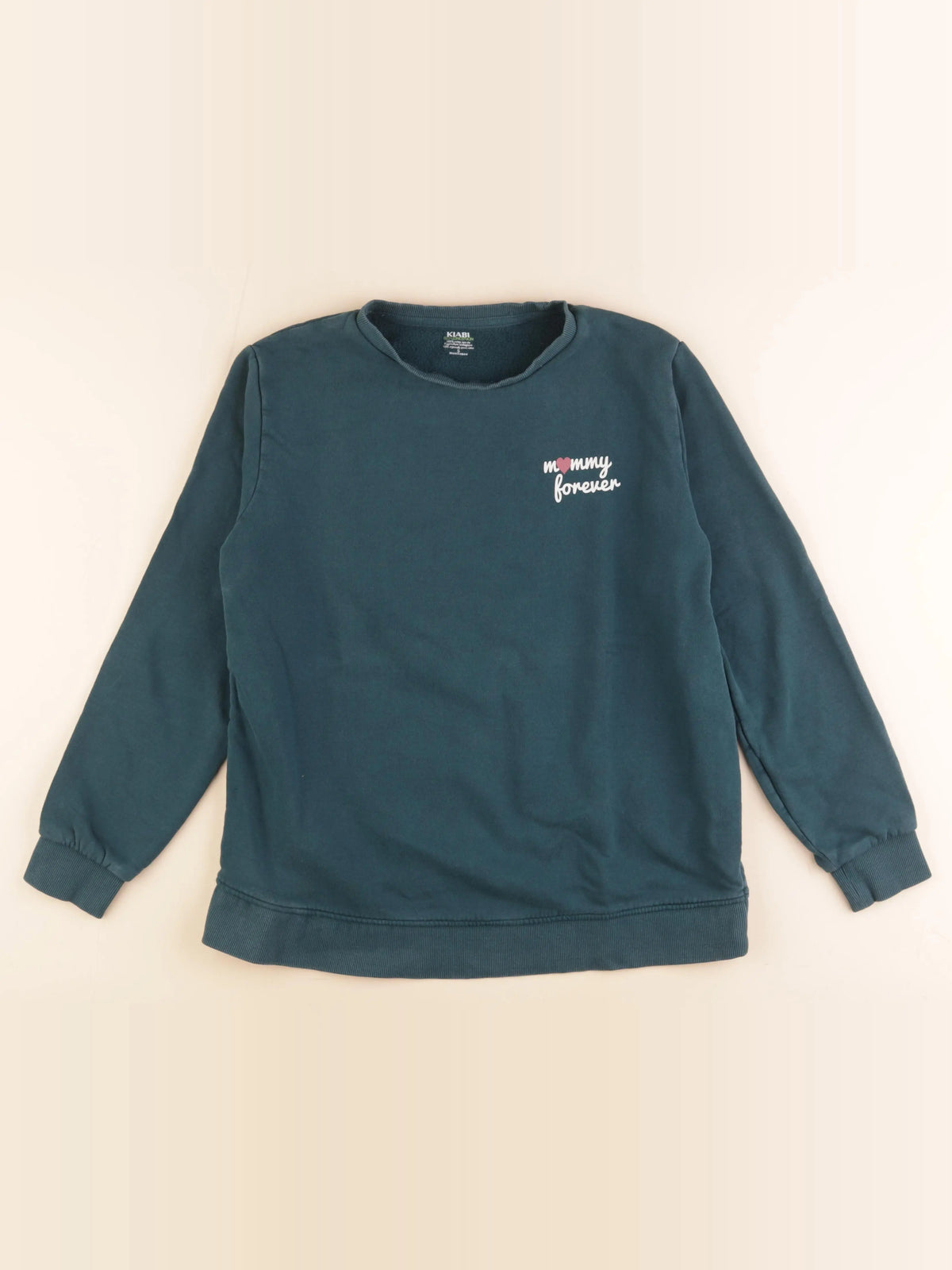 Kiabi - sweat grossesse vert - s
