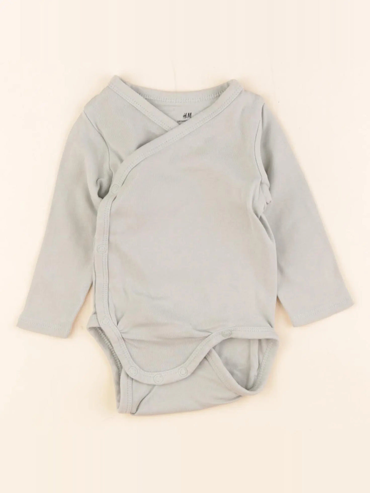 H&M - body vert - 4/6 mois