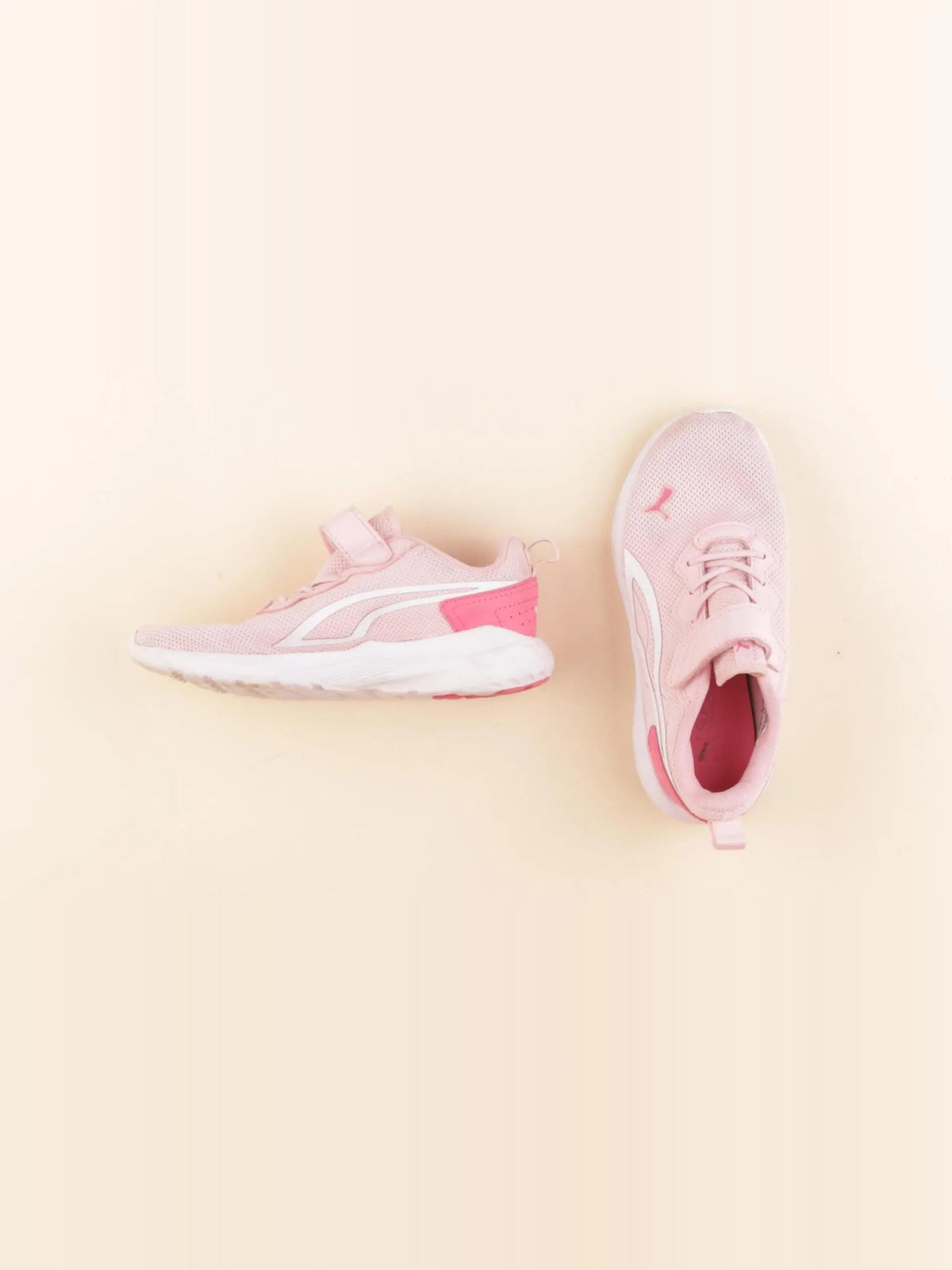 Puma - tennis à scratch/ lacets rose - pointure 31