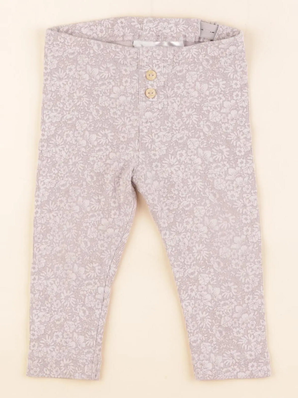 H&M - legging violet - 9/12 mois