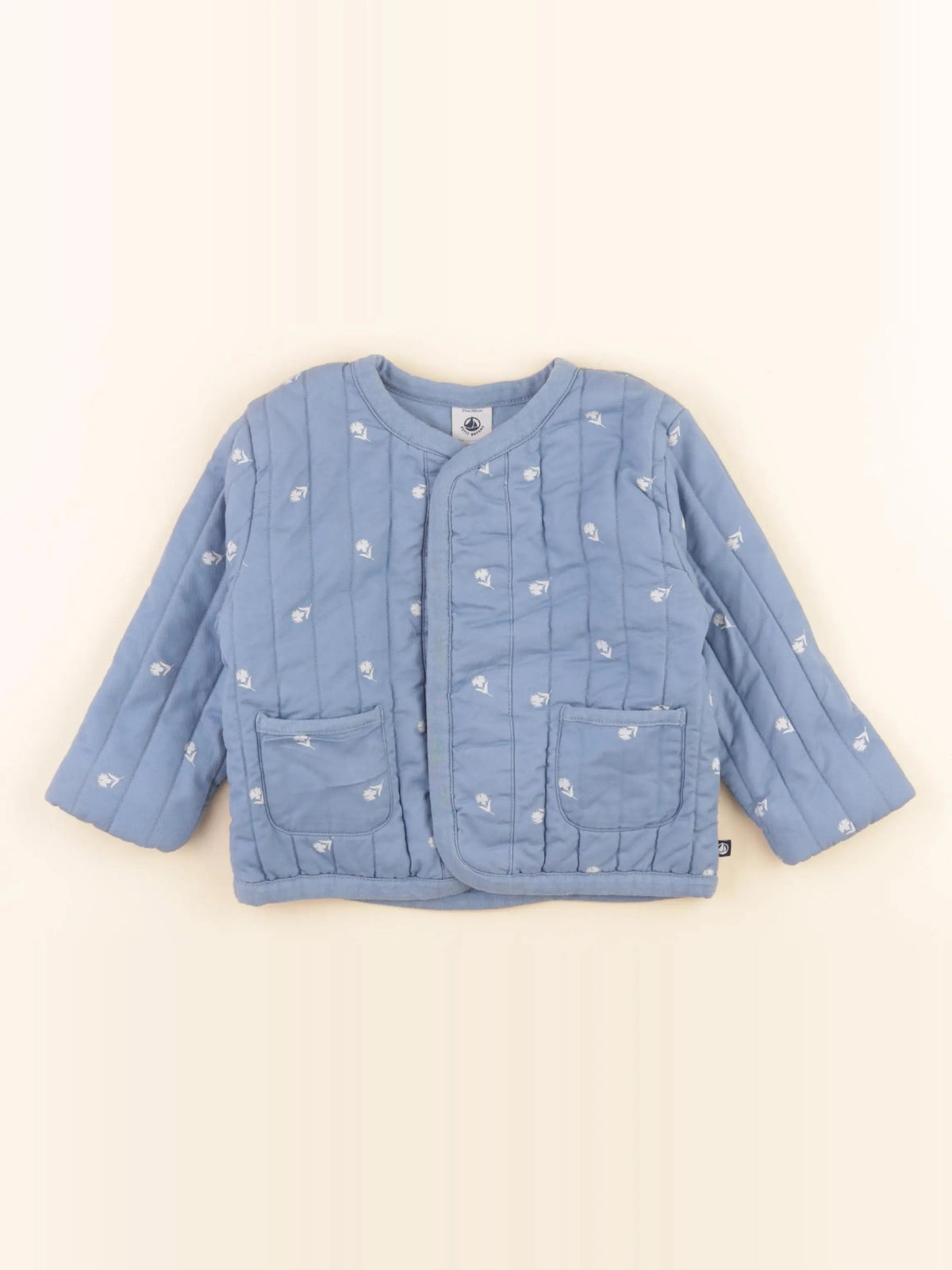 Petit Bateau - veste bleu - 24 mois