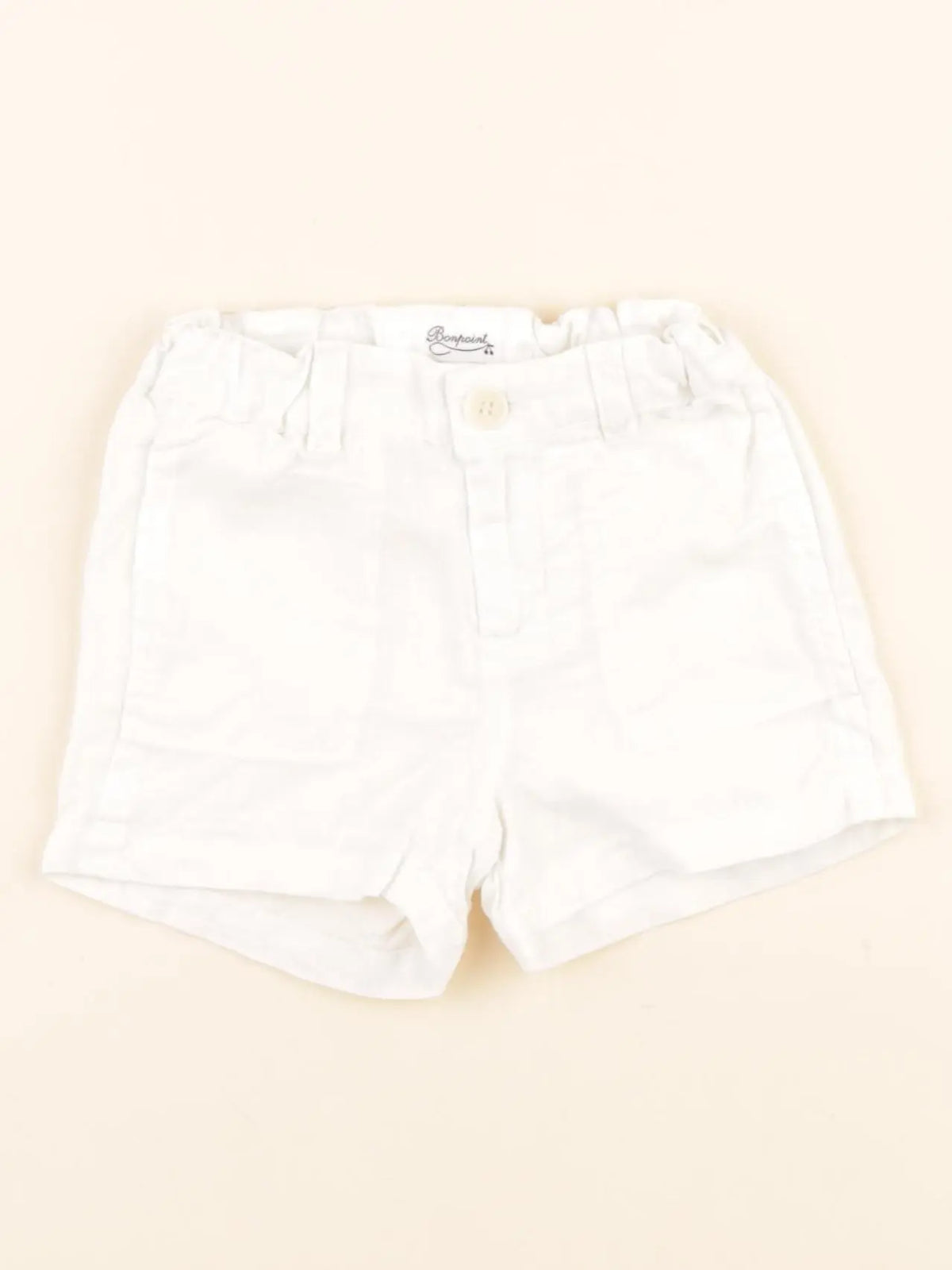 Bonpoint - short blanc - 12 mois