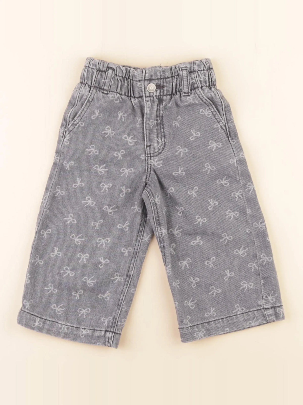 Vertbaudet - jean gris - 2 ans
