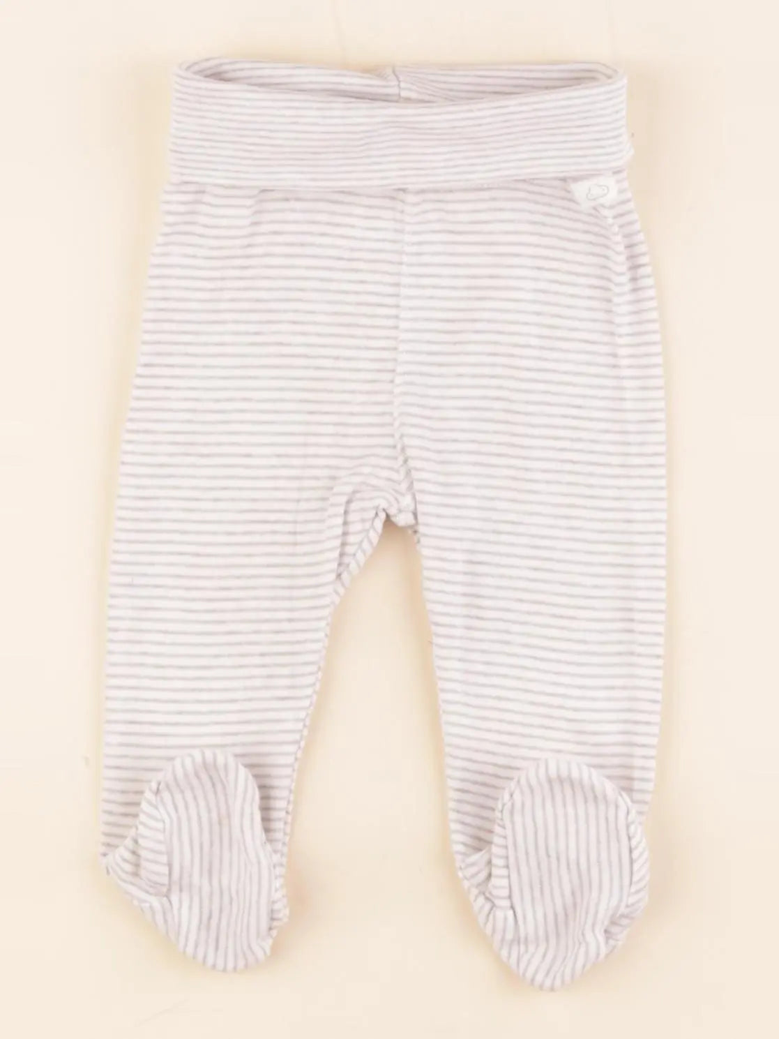 H&M - legging beige - 2/4 mois