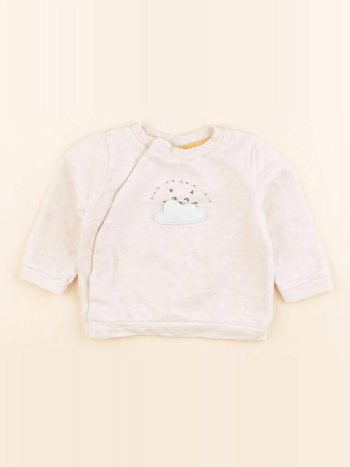 Tape à l'oeil - sweat beige - 3 mois