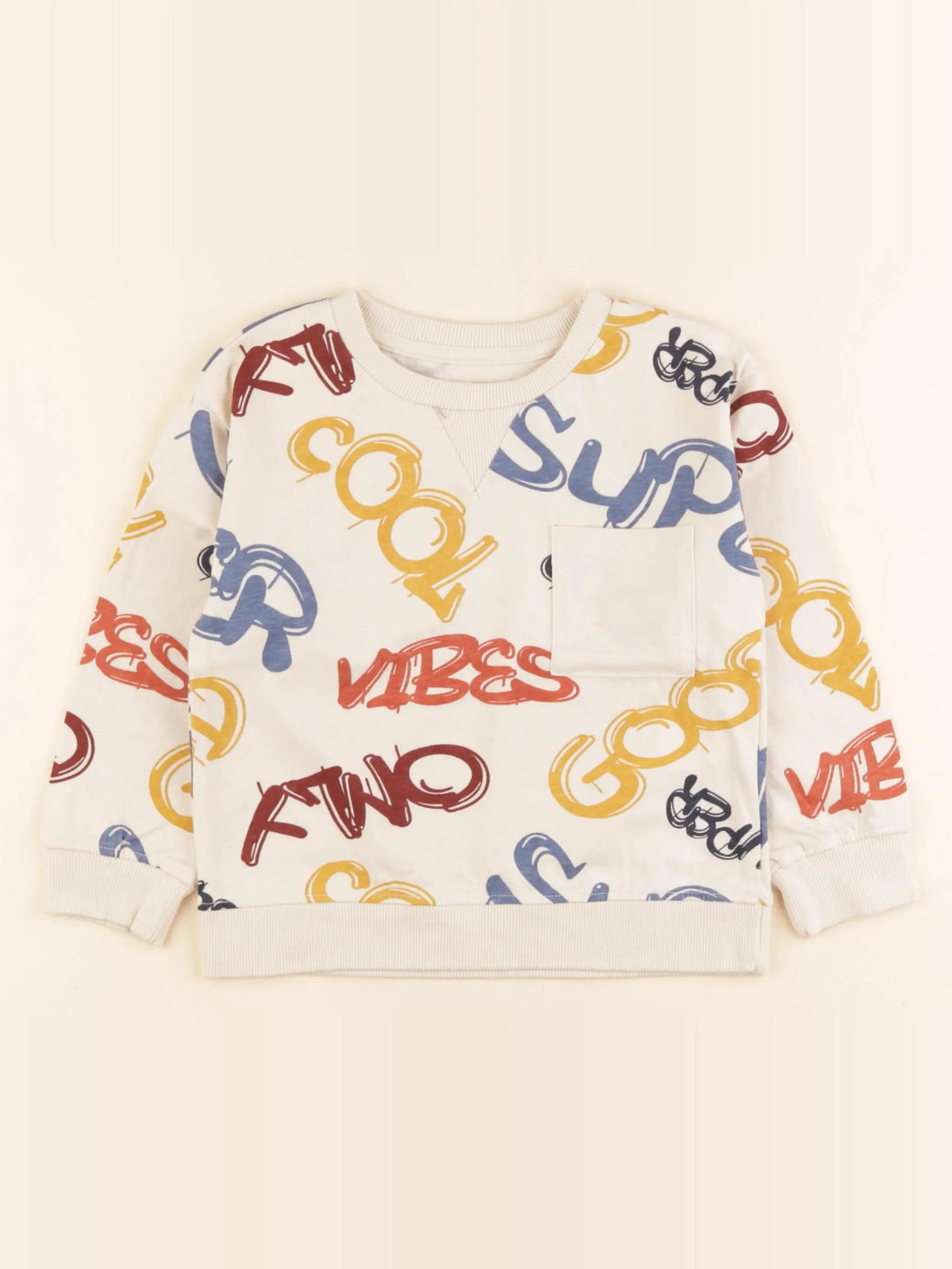 Vertbaudet - tee-shirt beige - 4 ans
