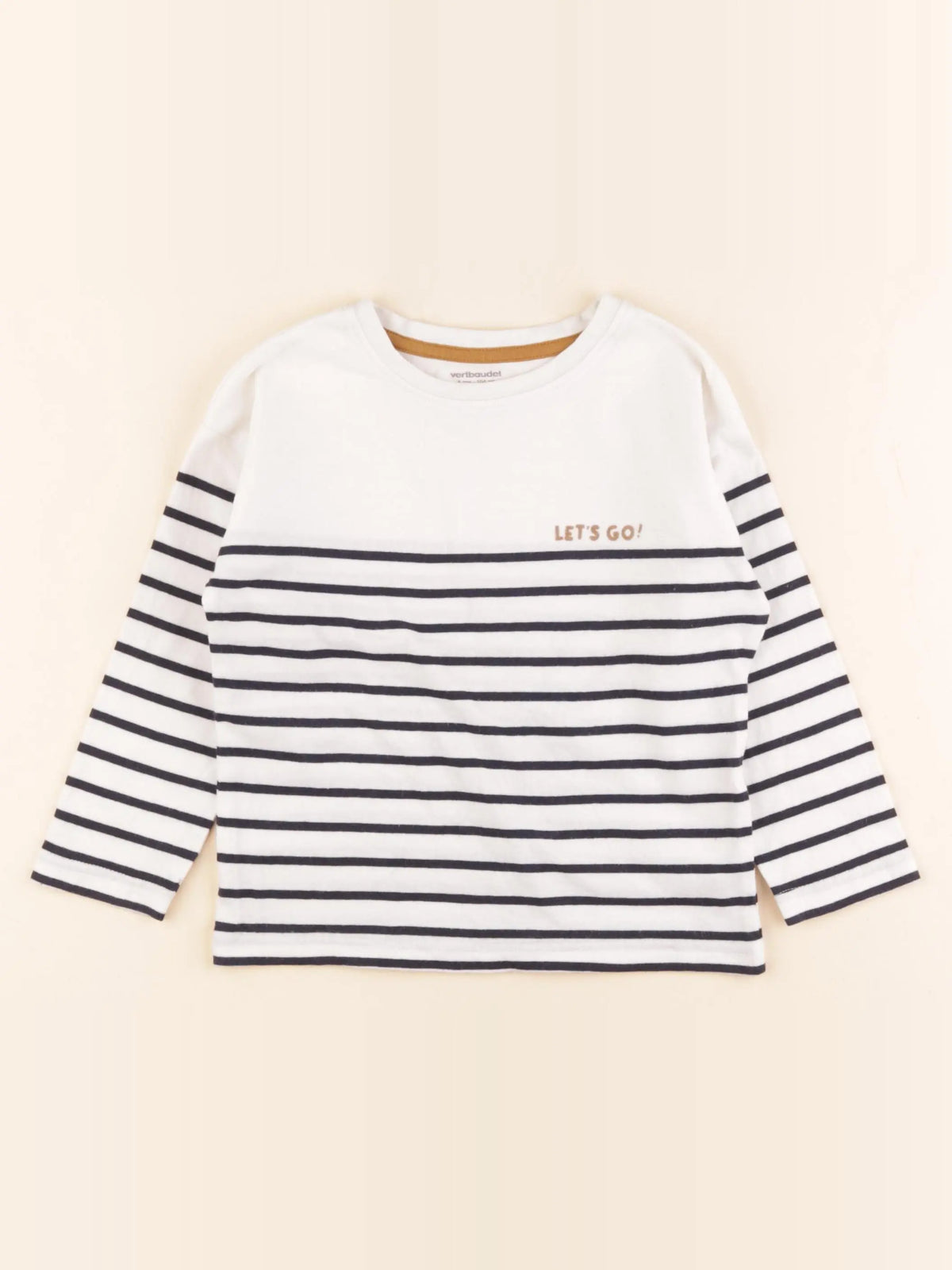 Vertbaudet - tee-shirt blanc - 4 ans