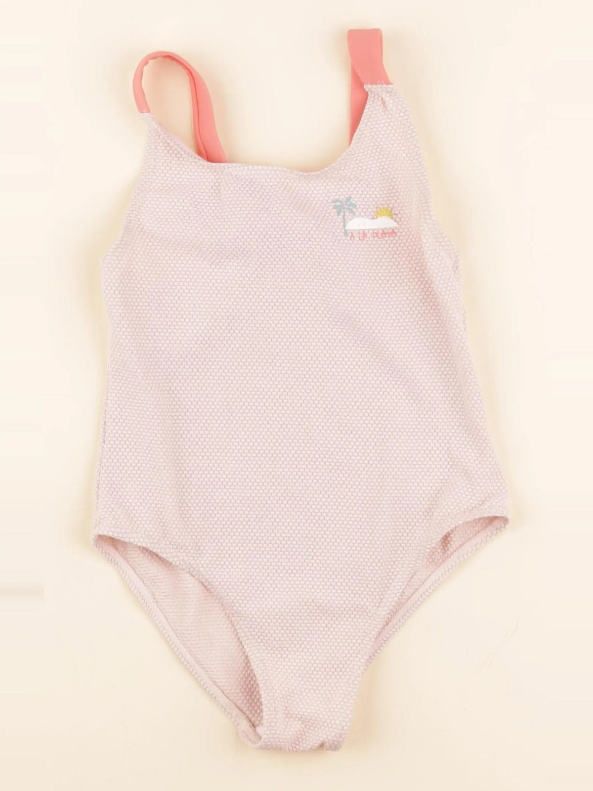 Vertbaudet - maillot de bain rose - 6 ans