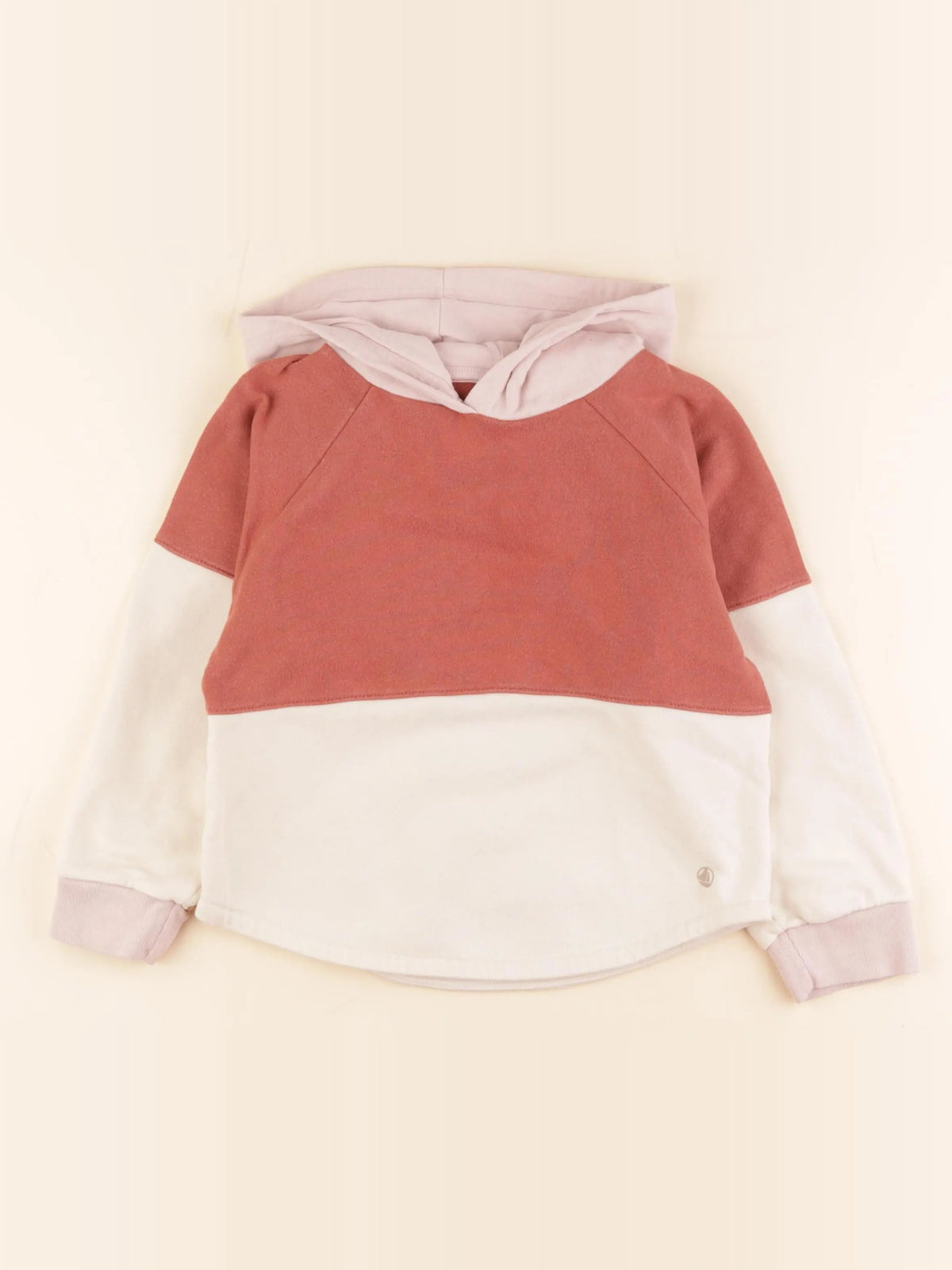 Petit Bateau - sweat rose - 6 ans
