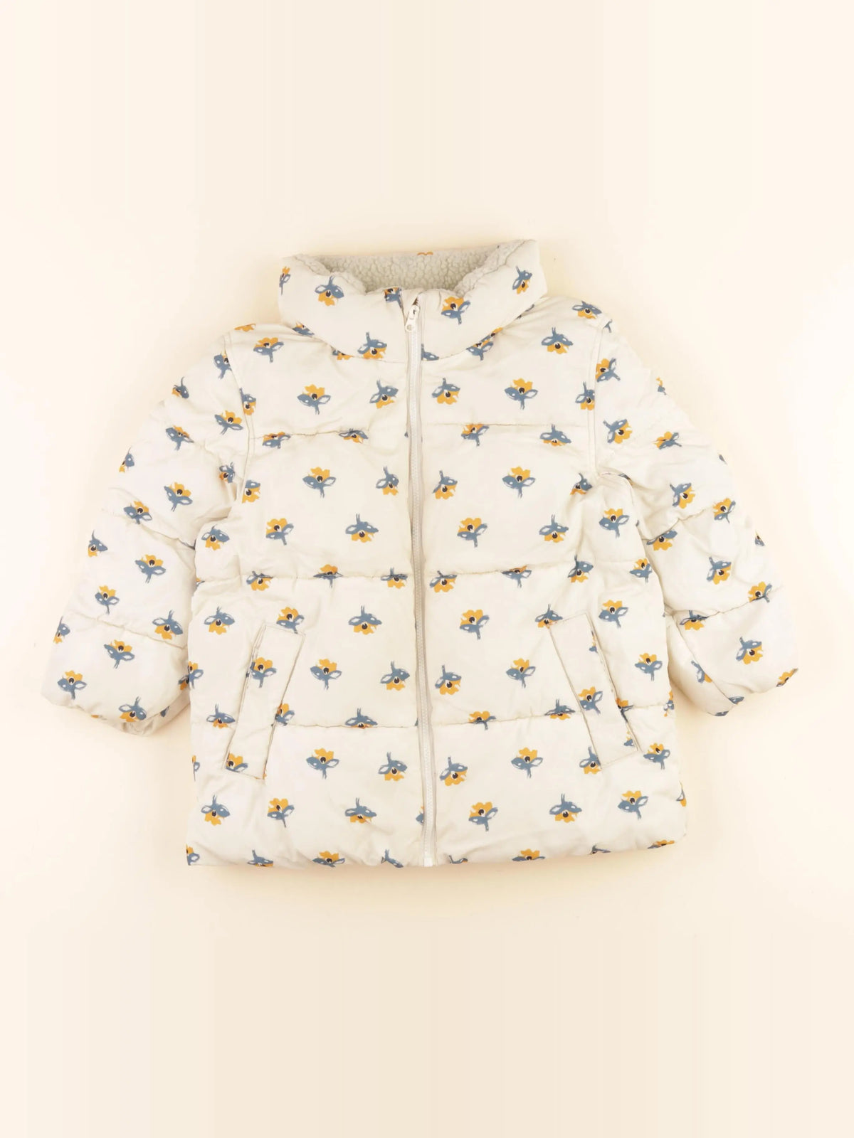 Petit Bateau - doudoune multicolore - 4 ans