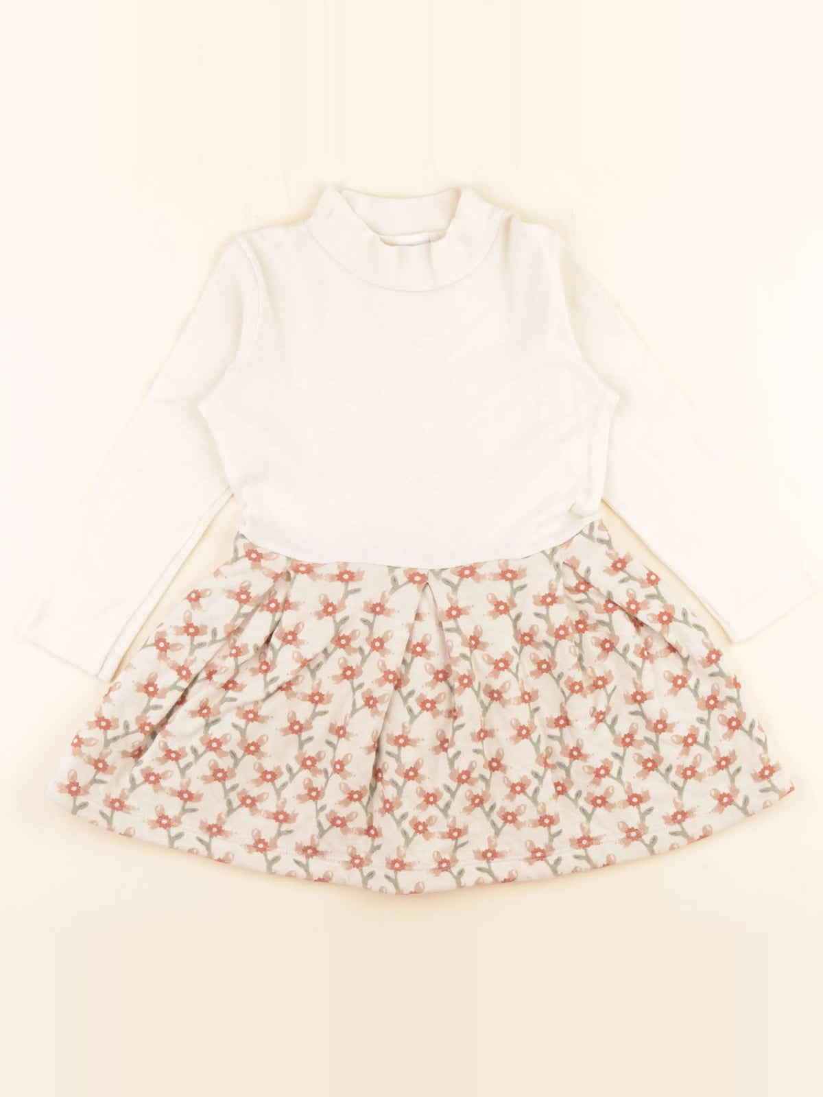 Petit Bateau - robe multicolore - 4 ans