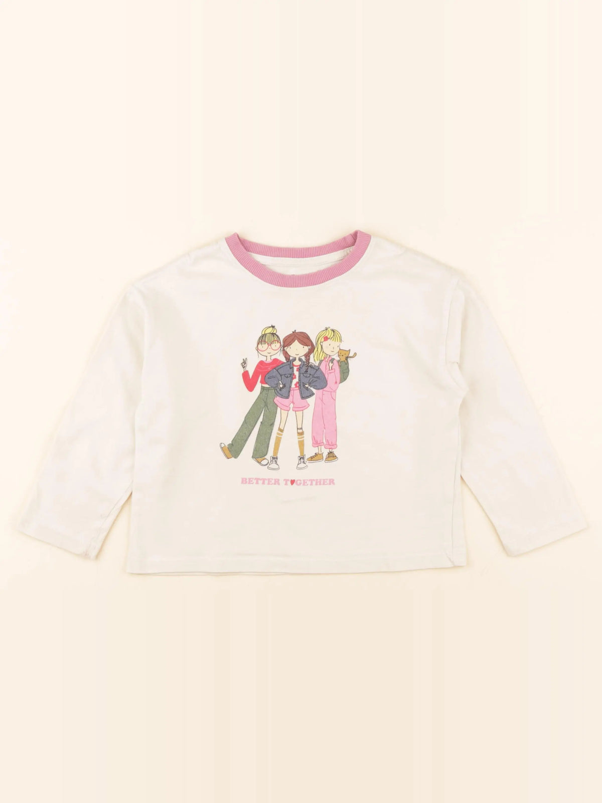 Vertbaudet - tee-shirt multicolore - 4 ans