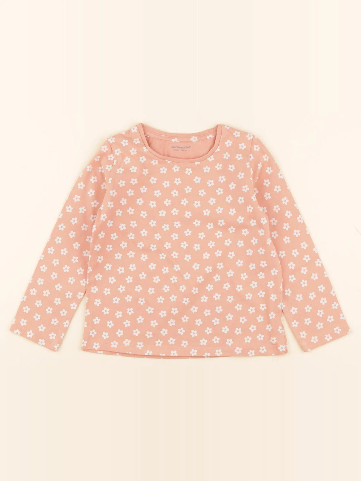 Vertbaudet - tee-shirt orange - 4 ans