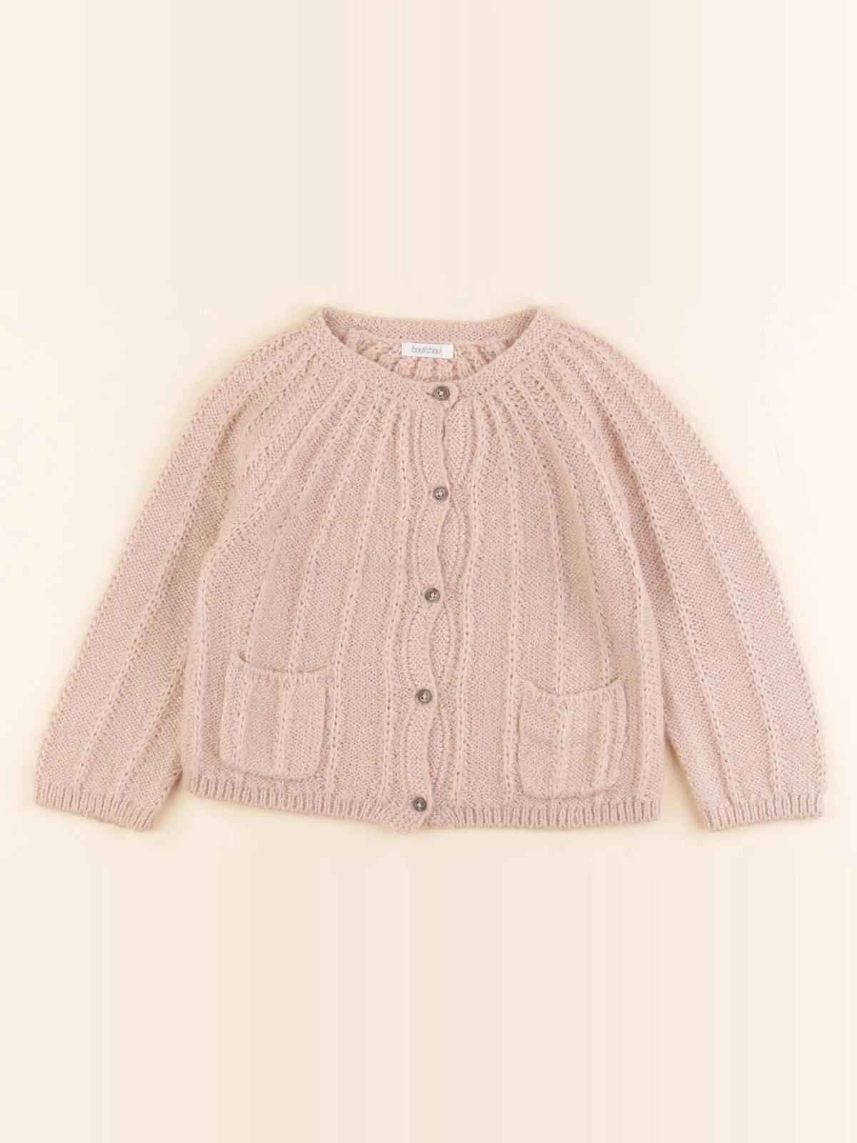 Boutchou - gilet rose - 18 mois