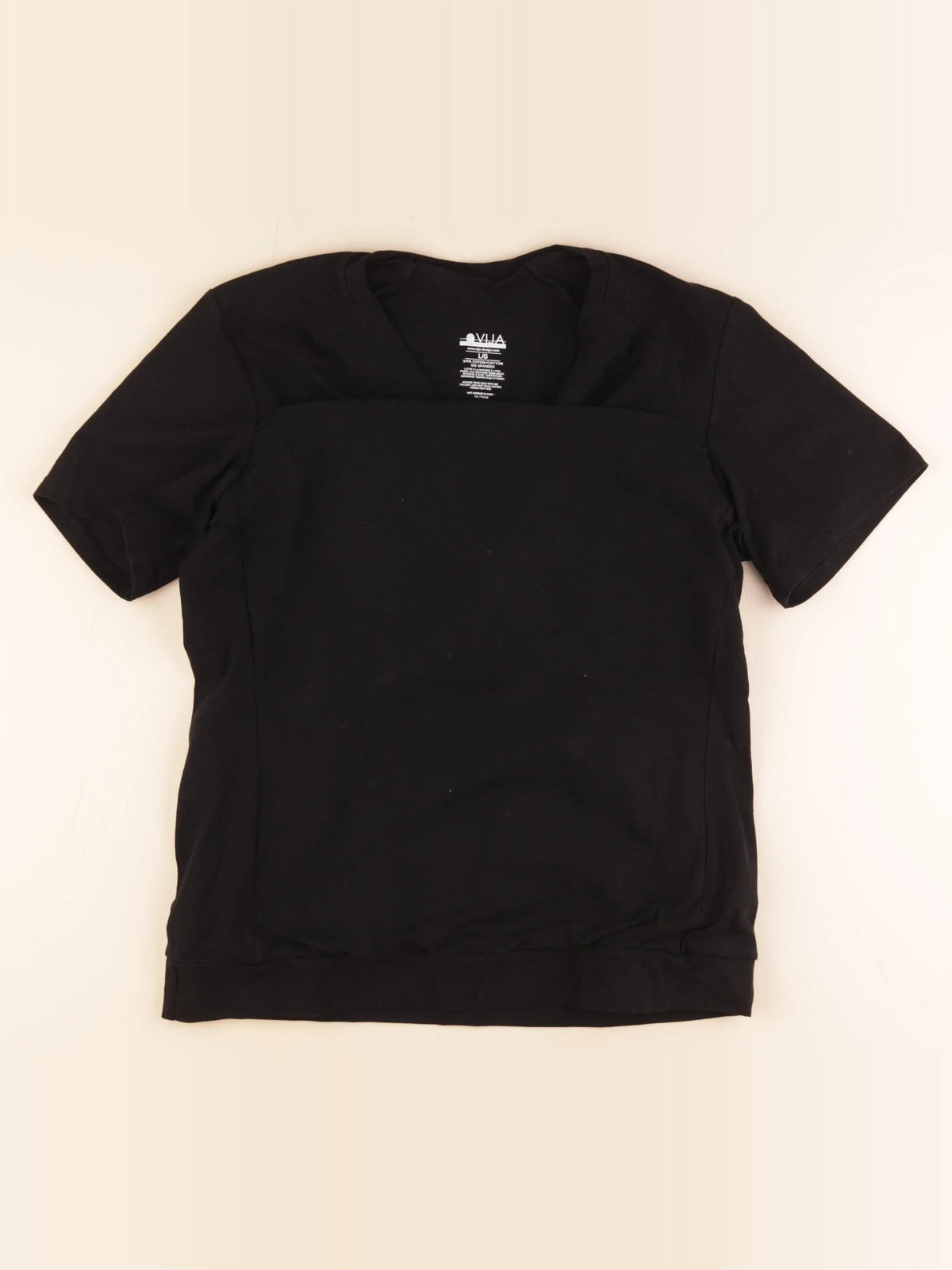Vija Design - tee-shirt allaitement peau à peau noir - 40 à 42