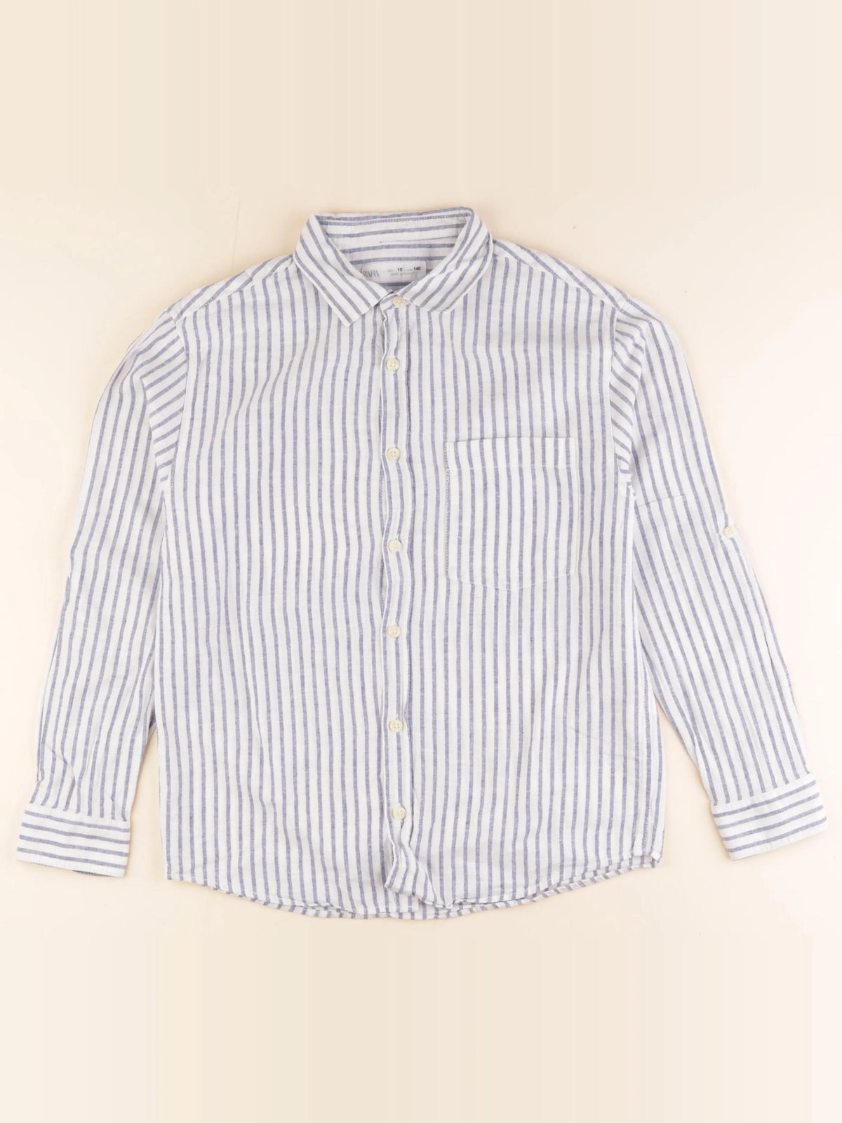 Zara - chemise bleu - 10 ans