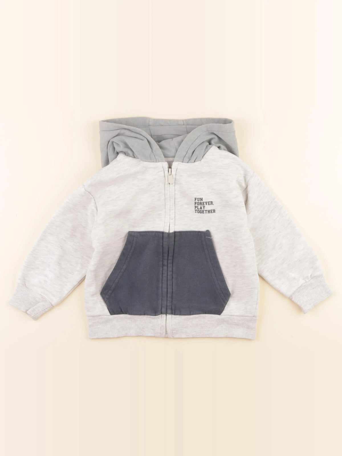 Vertbaudet - sweat gris - 4 ans