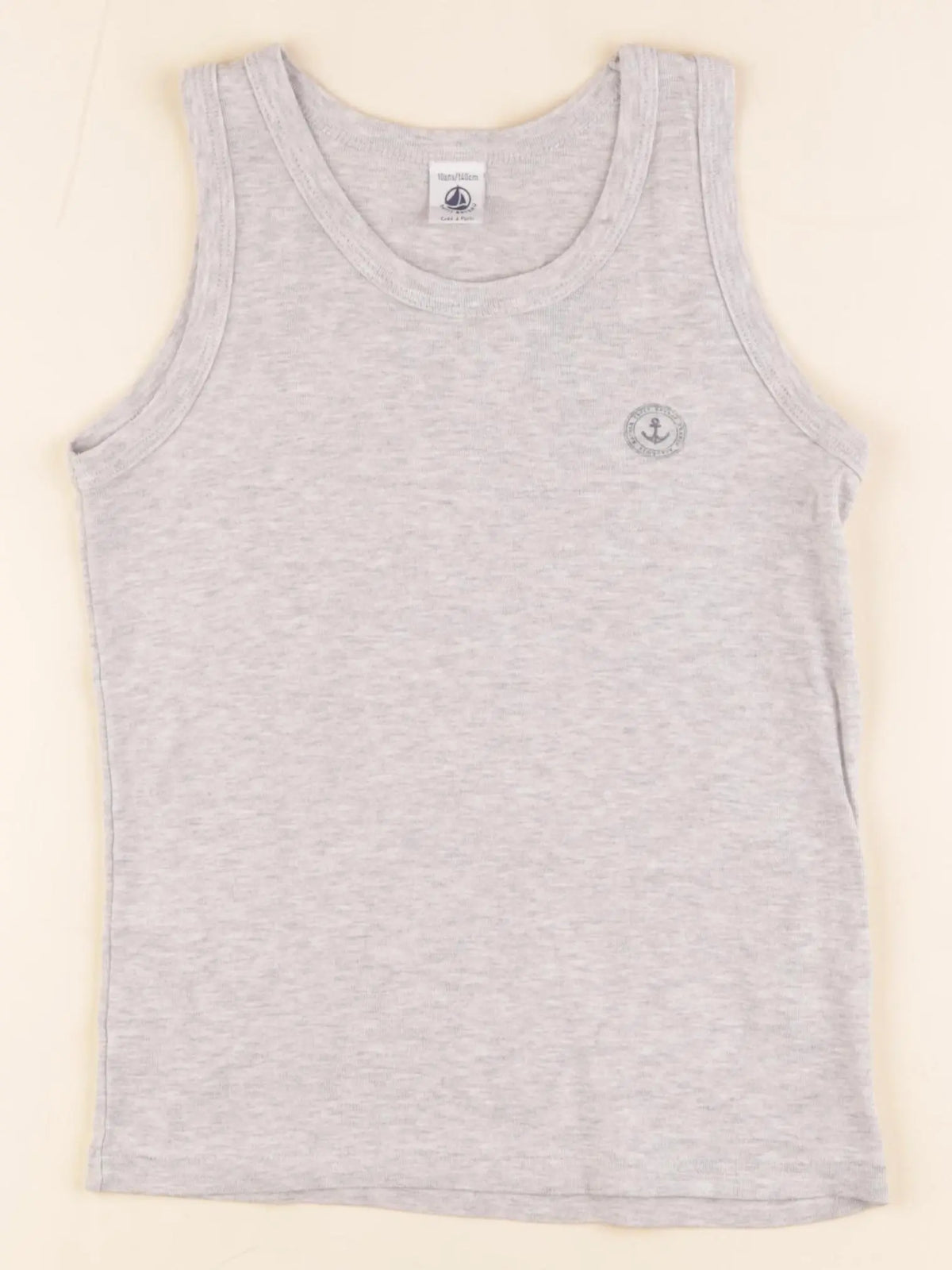 Petit Bateau - débardeur gris - 10 ans