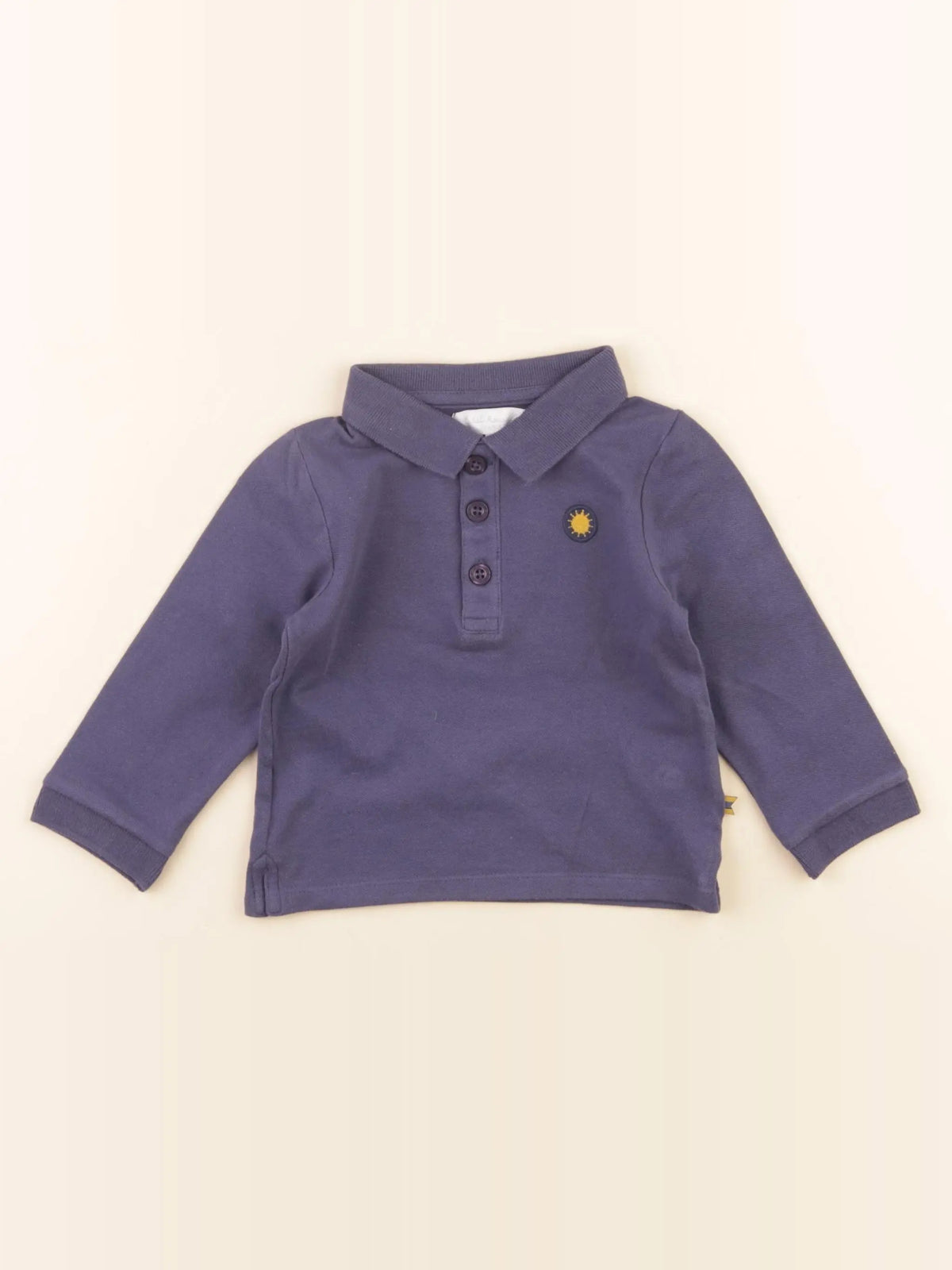 Cadet Rousselle - polo bleu - 12 mois