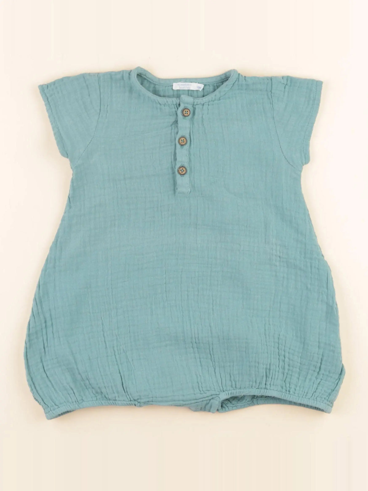 Boutchou - combinaison vert - 12 mois