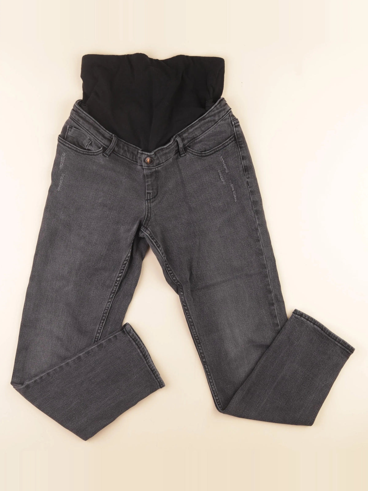Kiabi - jean grossesse noir - 36