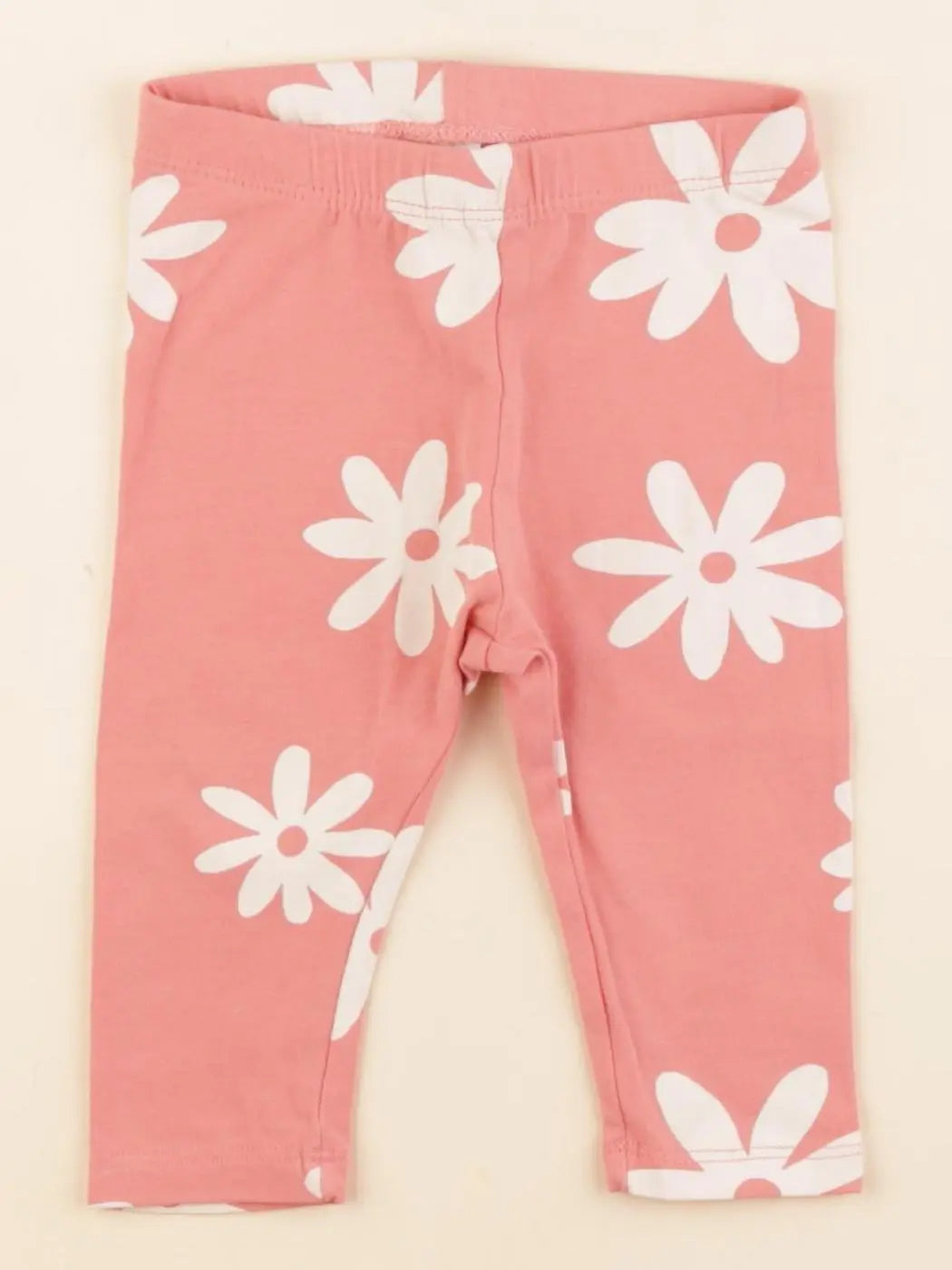 H&M - legging rose - 4/6 mois