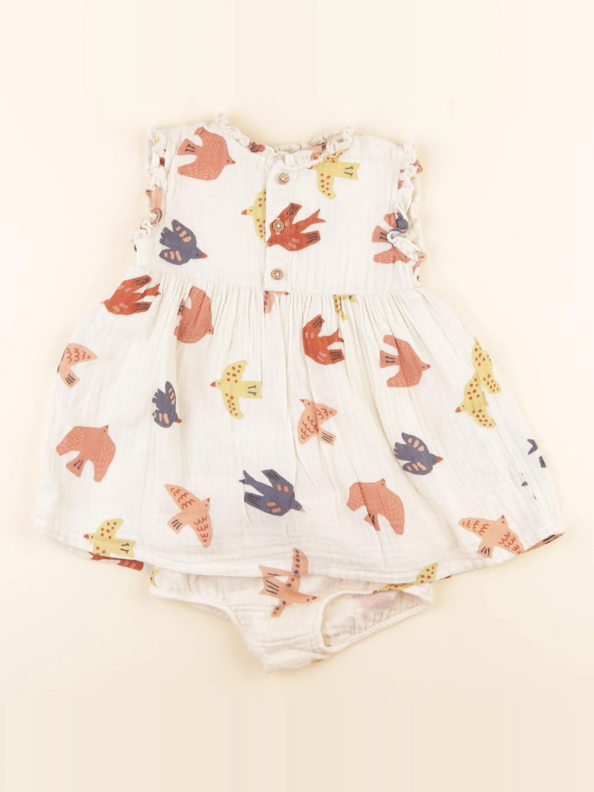 Boutchou - robe multicolore - 12 mois