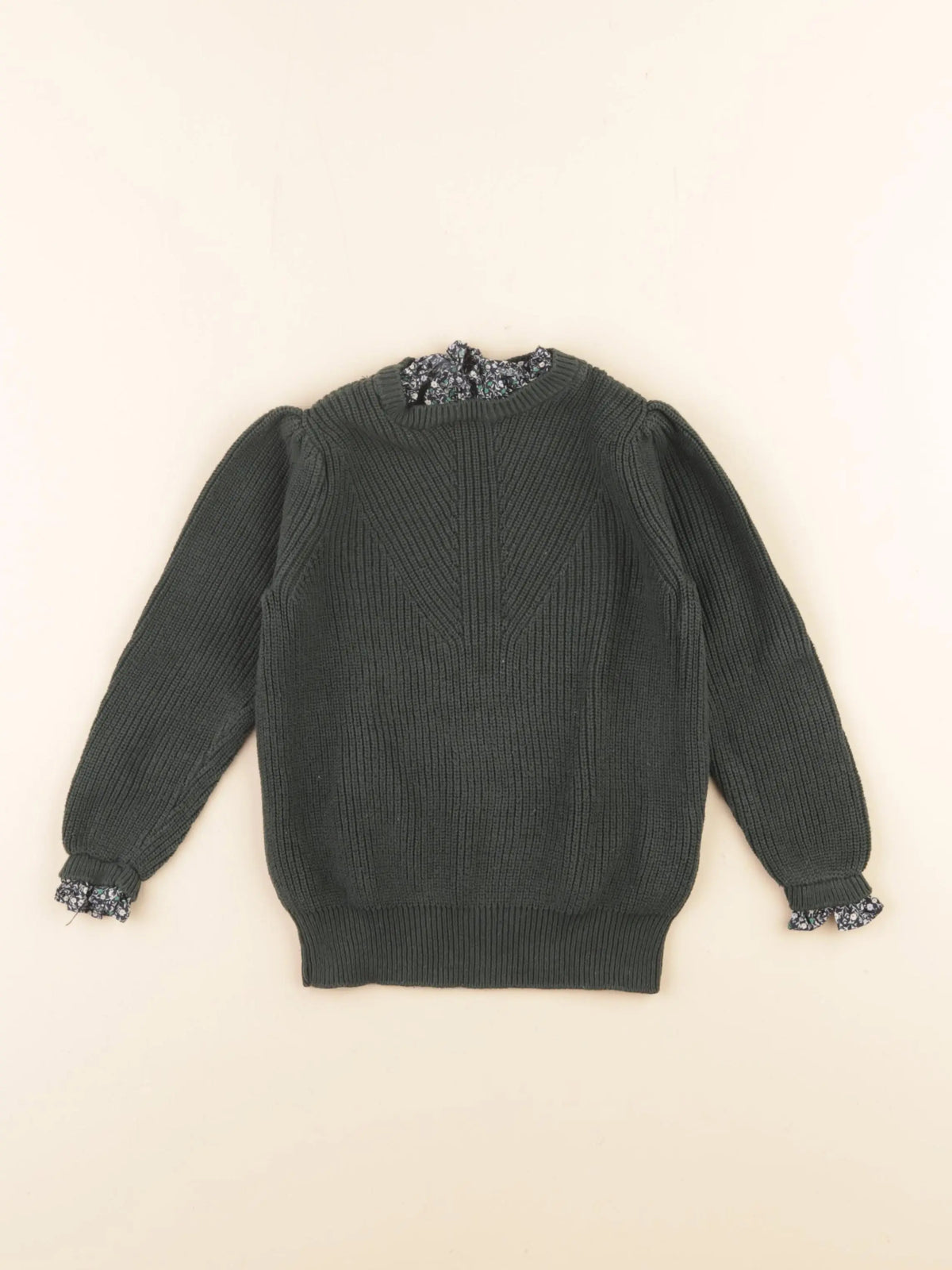Monoprix - pull vert - 4 ans