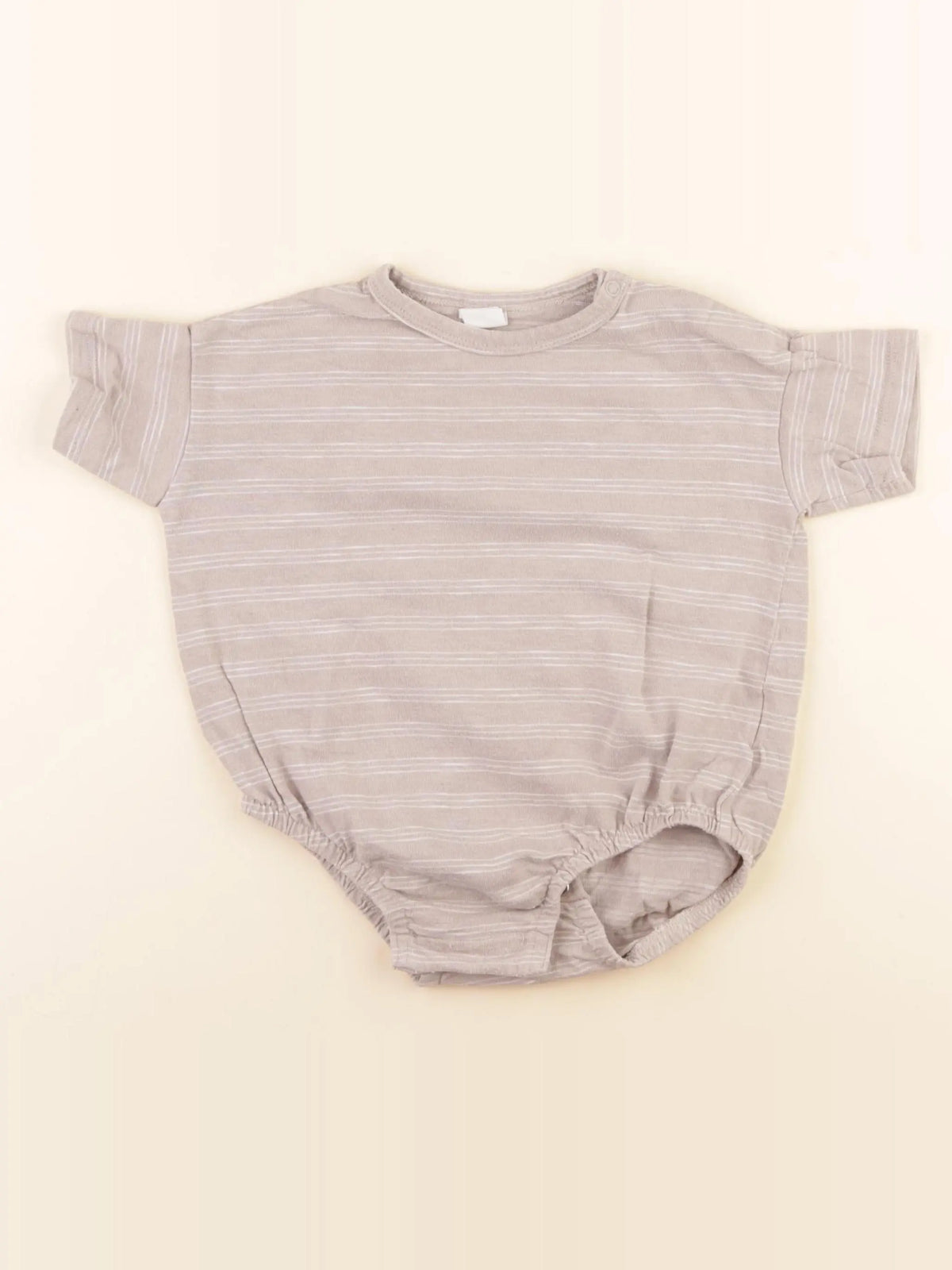 H&M - combinaison beige - 9/12 mois