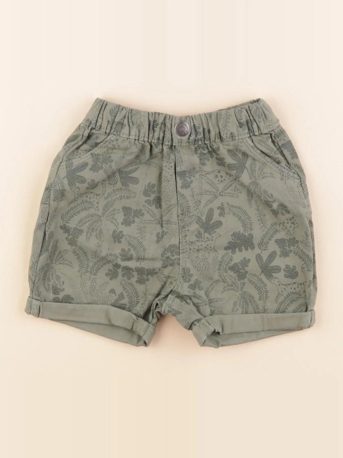 Tape à l'oeil - short vert - 6 mois