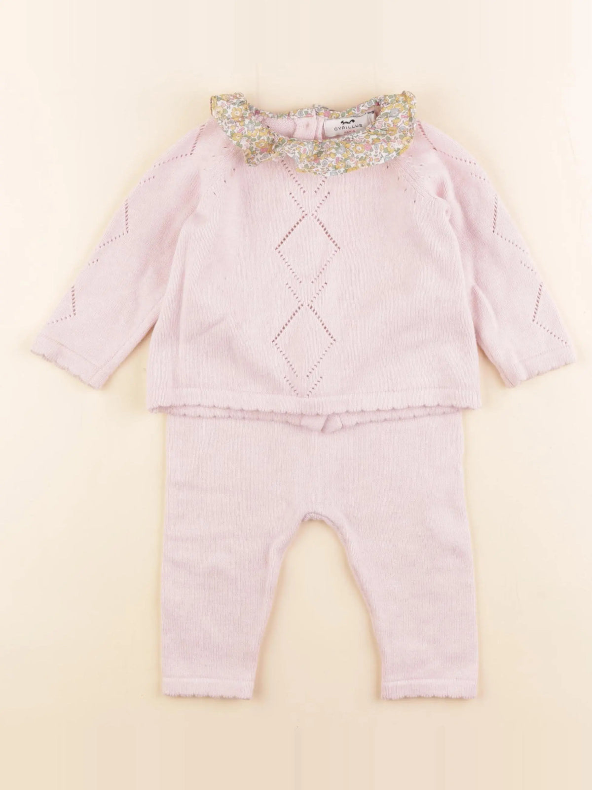Cyrillus - ensemble rose - 6 mois