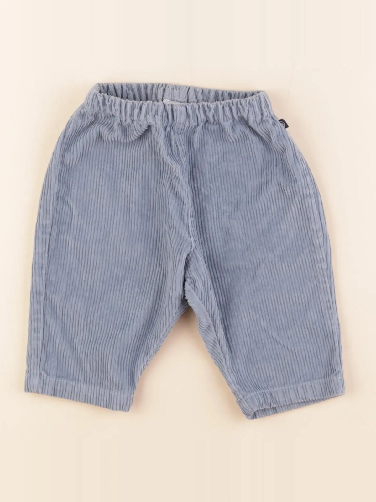 Petit Bateau - pantalon bleu - 6 mois