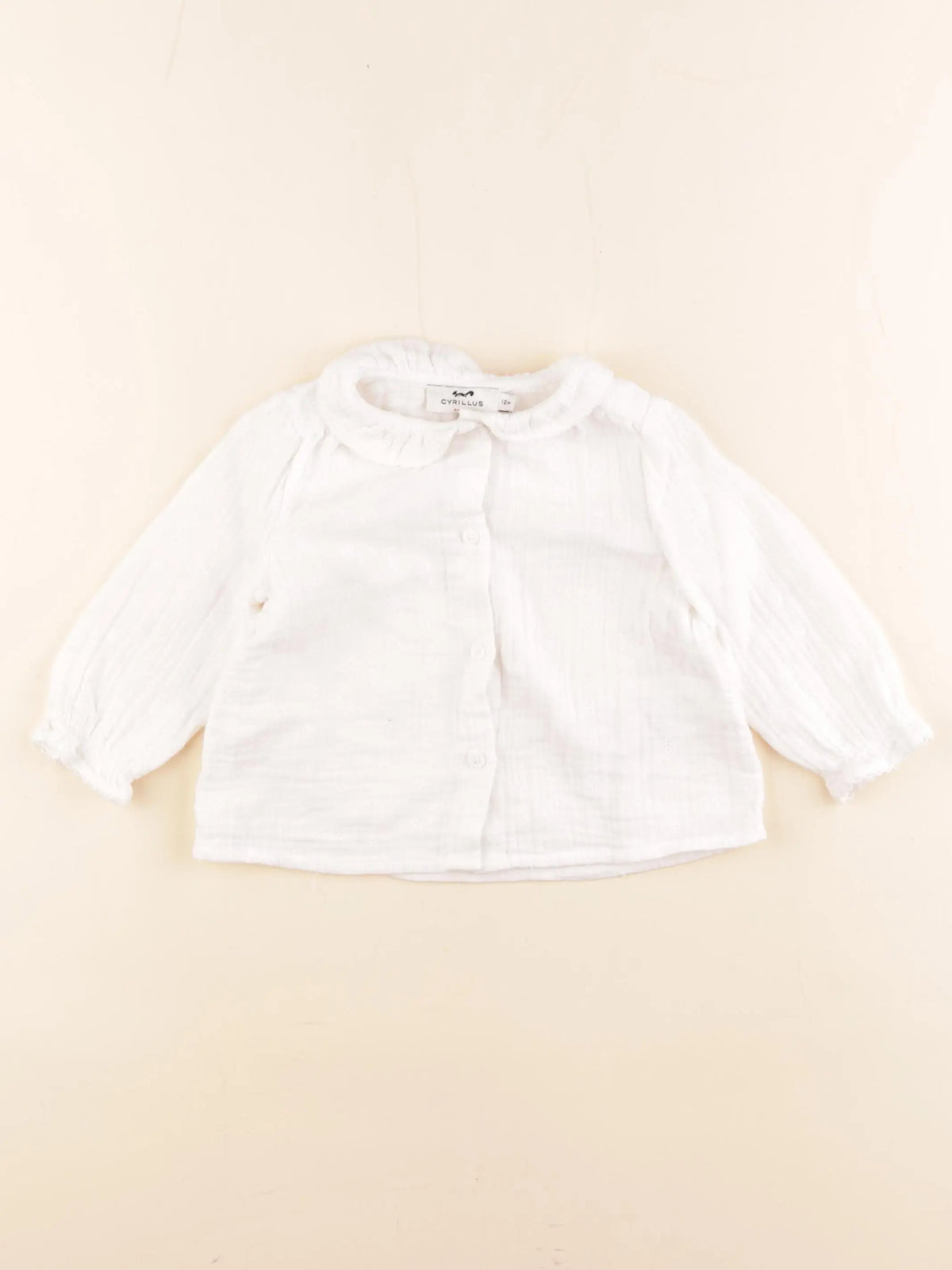 Cyrillus - chemise blanc - 12 mois