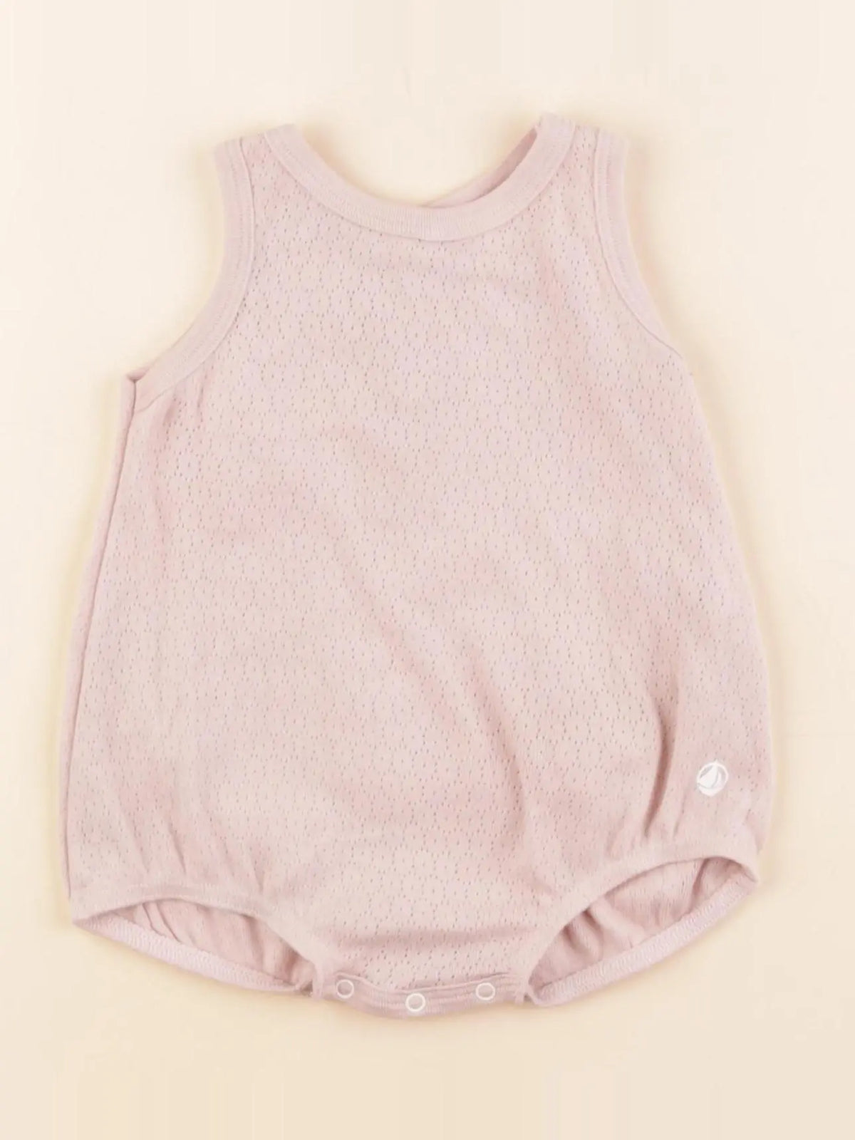 Petit Bateau - combinaison rose - 6 mois