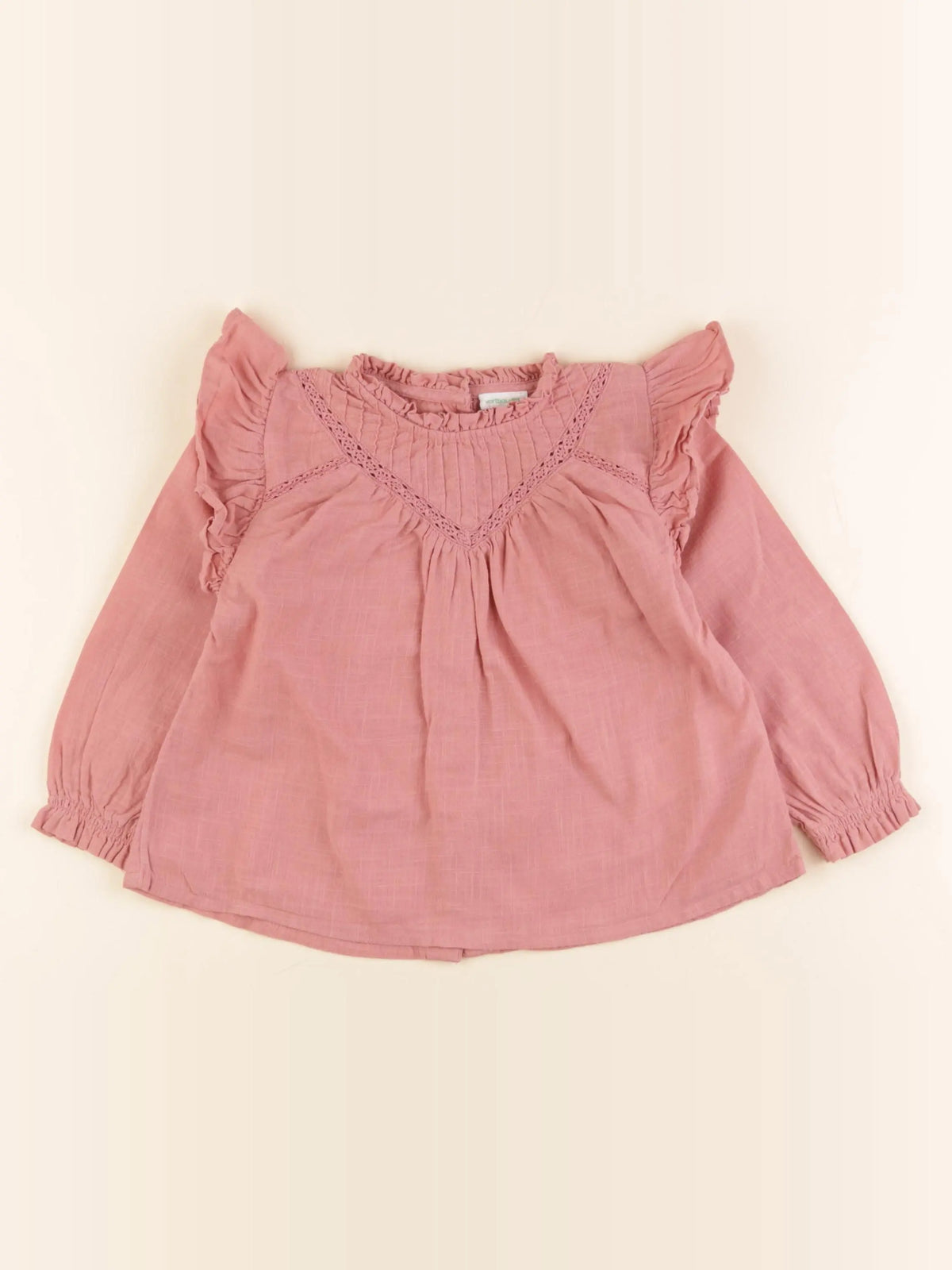 Vertbaudet - blouse rose - 24 mois