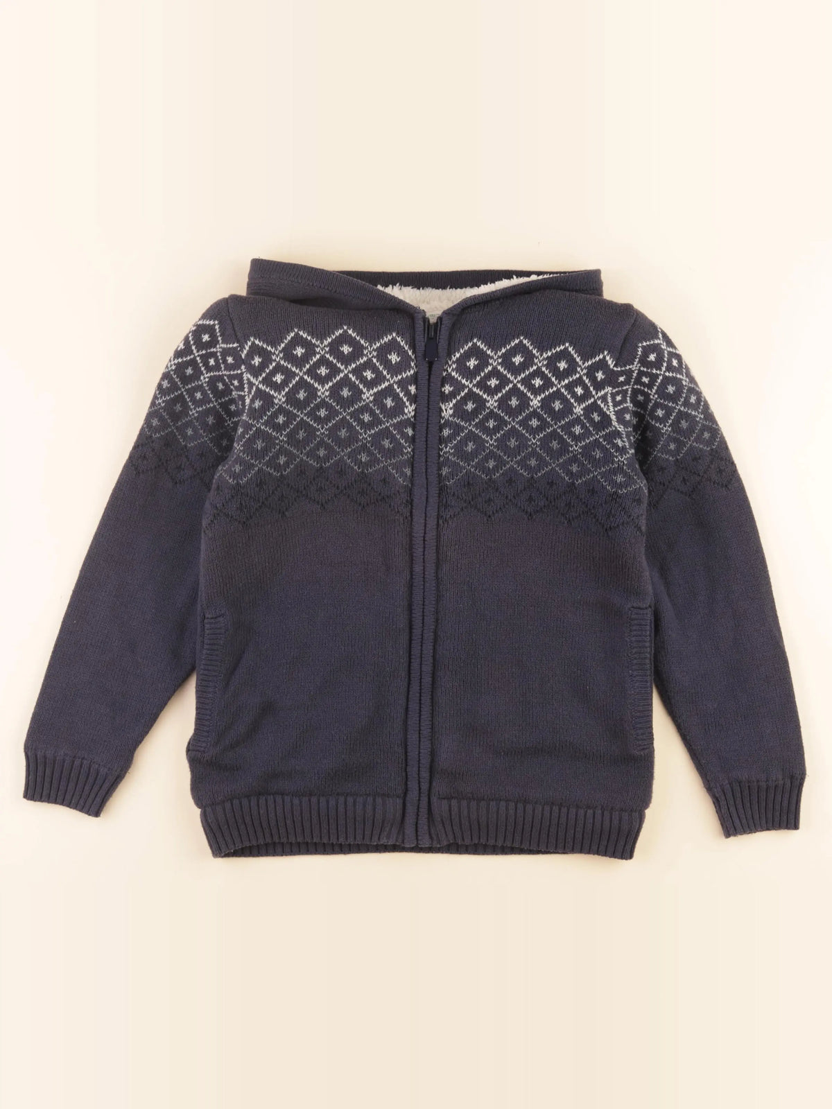 Vertbaudet - gilet bleu - 10 ans