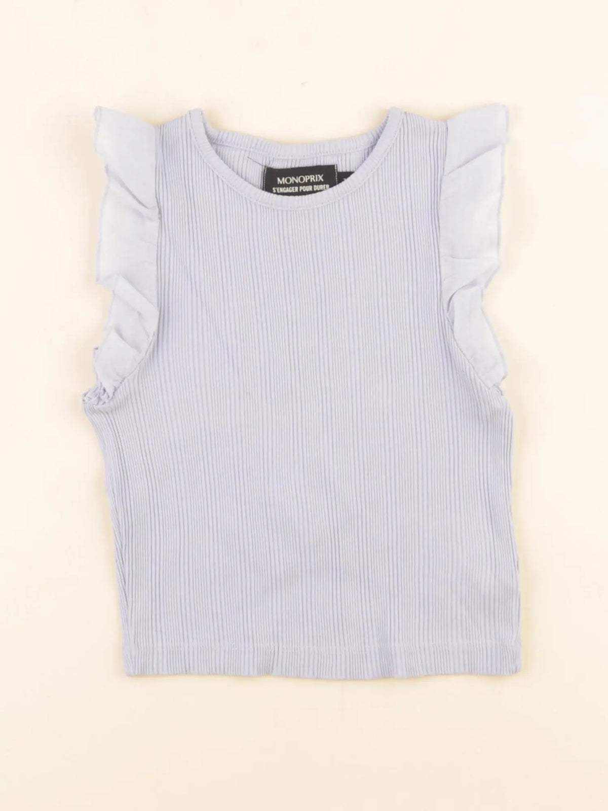 Monoprix - tee-shirt bleu - 3 ans