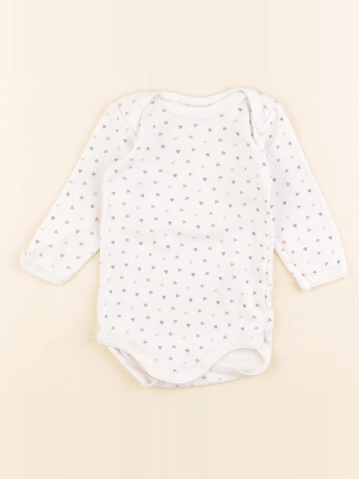 Petit Bateau - body blanc - 6 mois