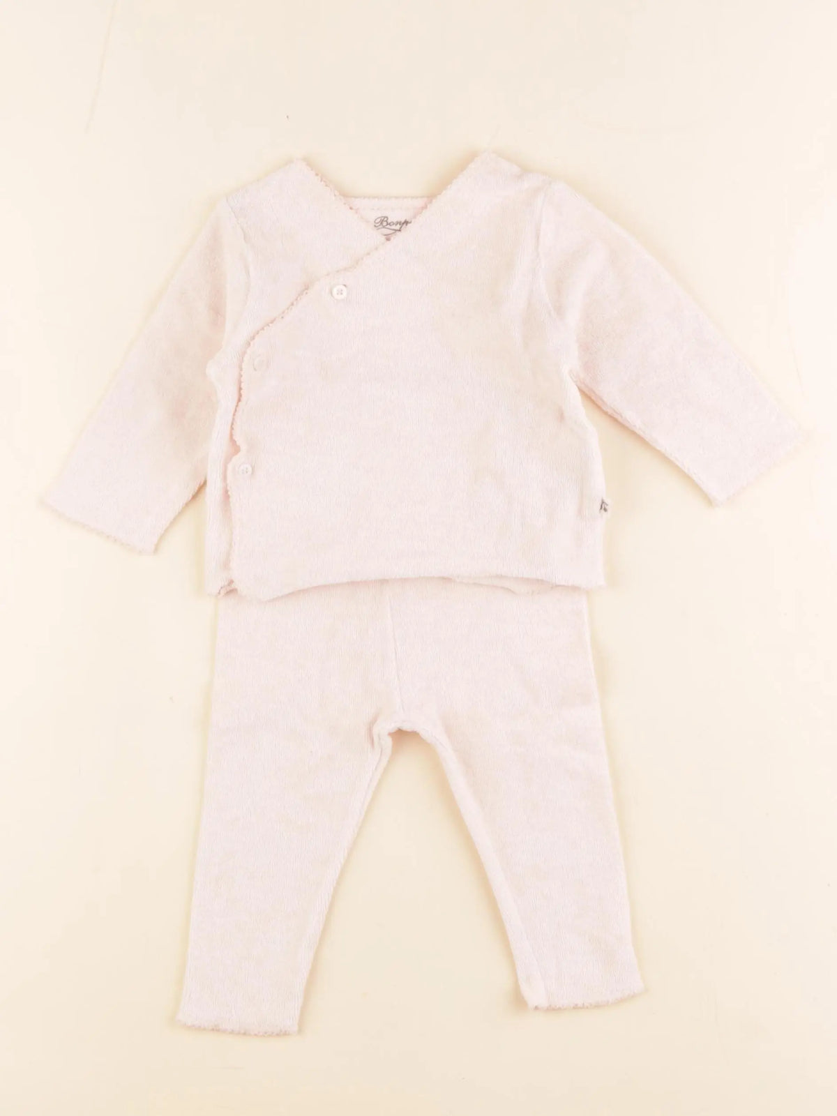 Bonpoint - ensemble rose - 6 mois