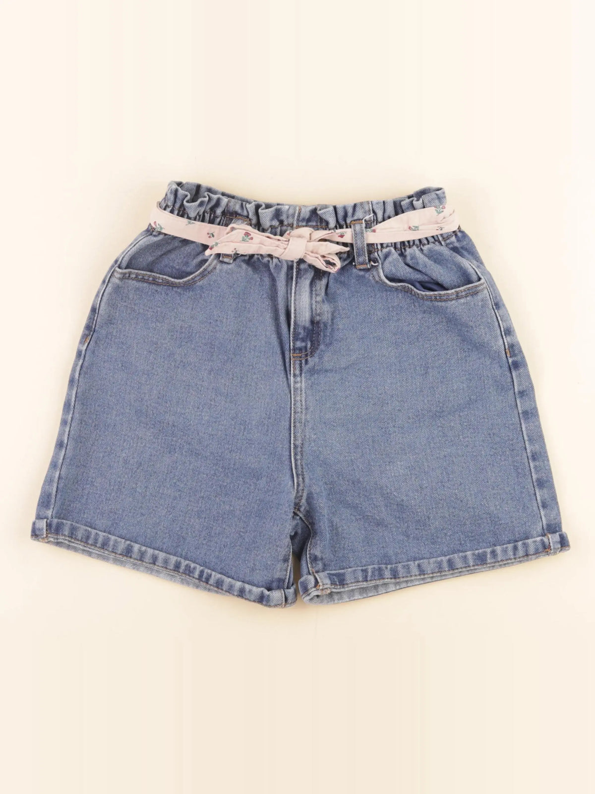 Vertbaudet - short bleu - 9 ans